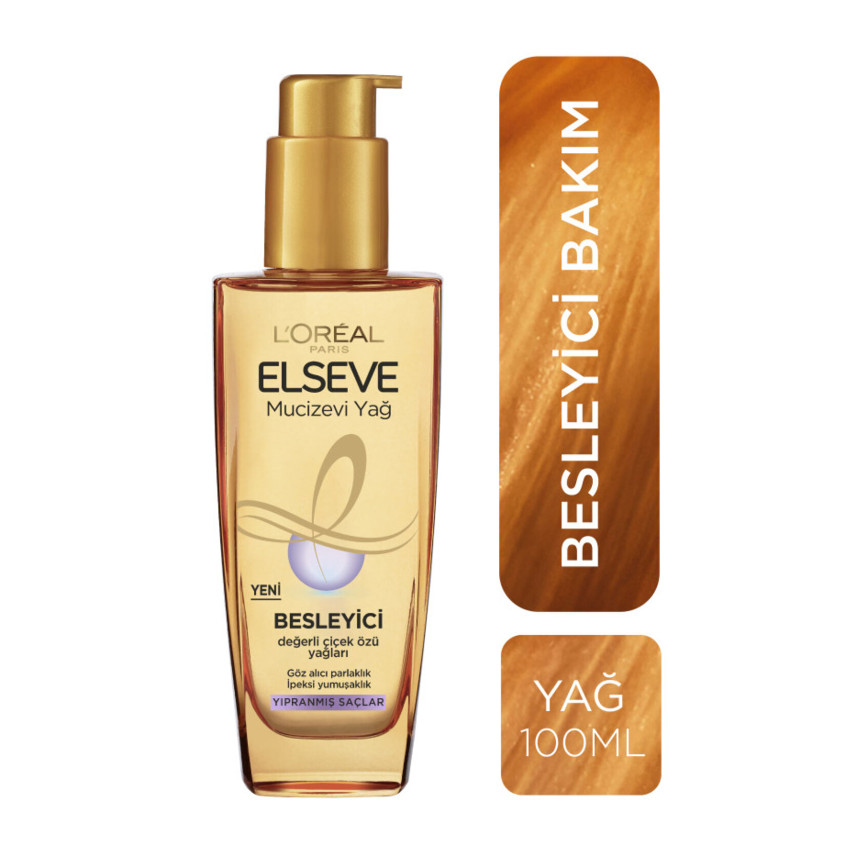 L'Oréal Paris Elseve Mucizevi Canlandırıcı Bakım Yağı 100 Ml - Görsel 2