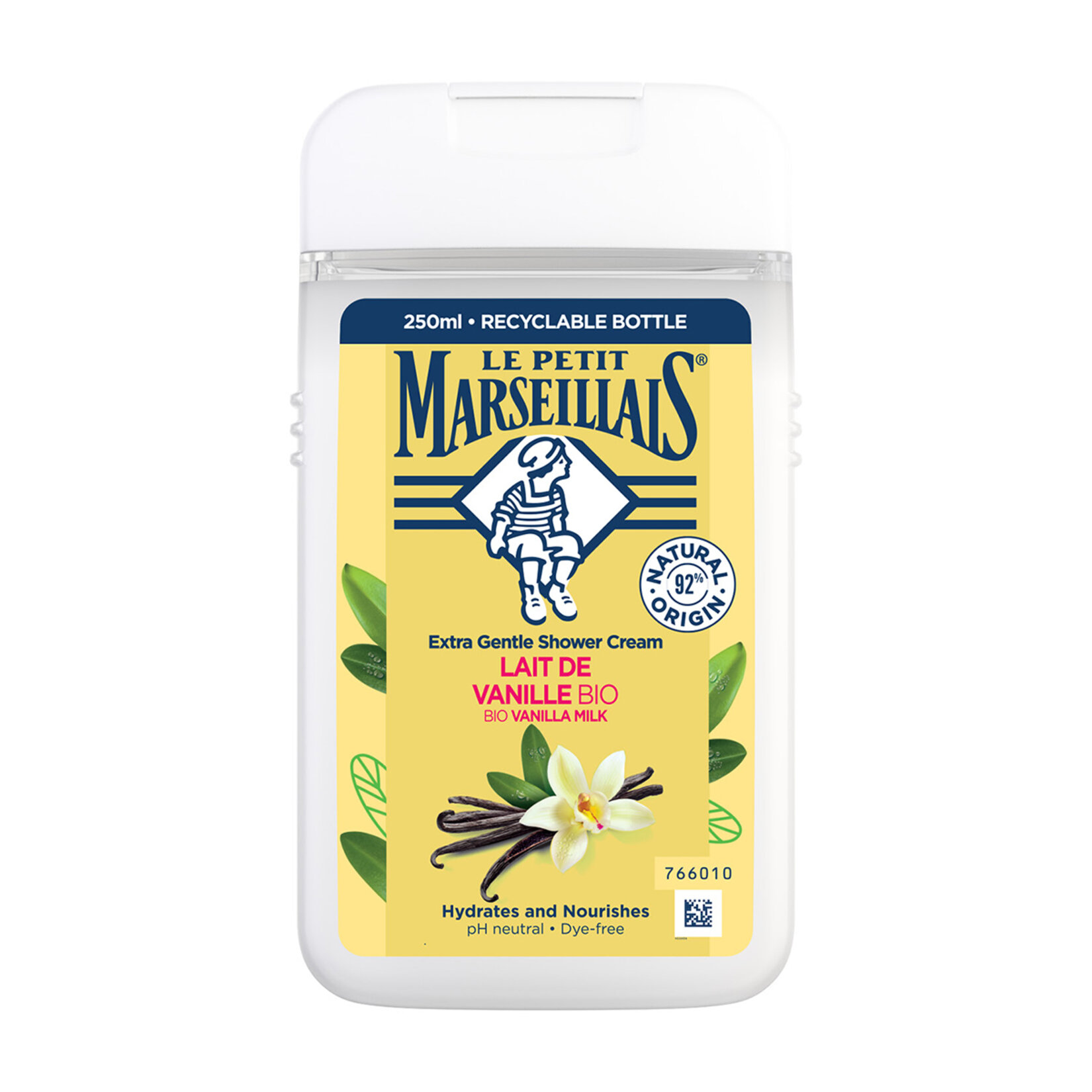 Le Petit Marseillais Vanilya Sütü Duş Jeli 250 Ml - Görsel 1