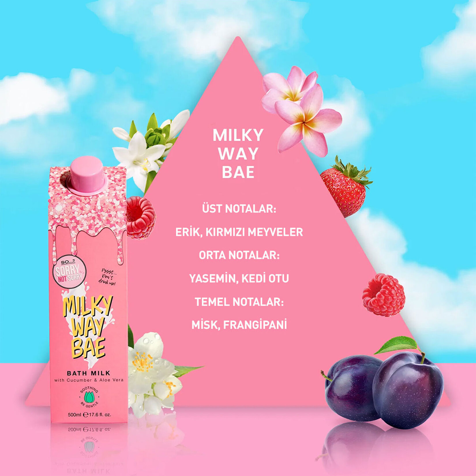 So?? Sns Mılky Way Bae Banyo Sütü 500 Ml - Görsel 2