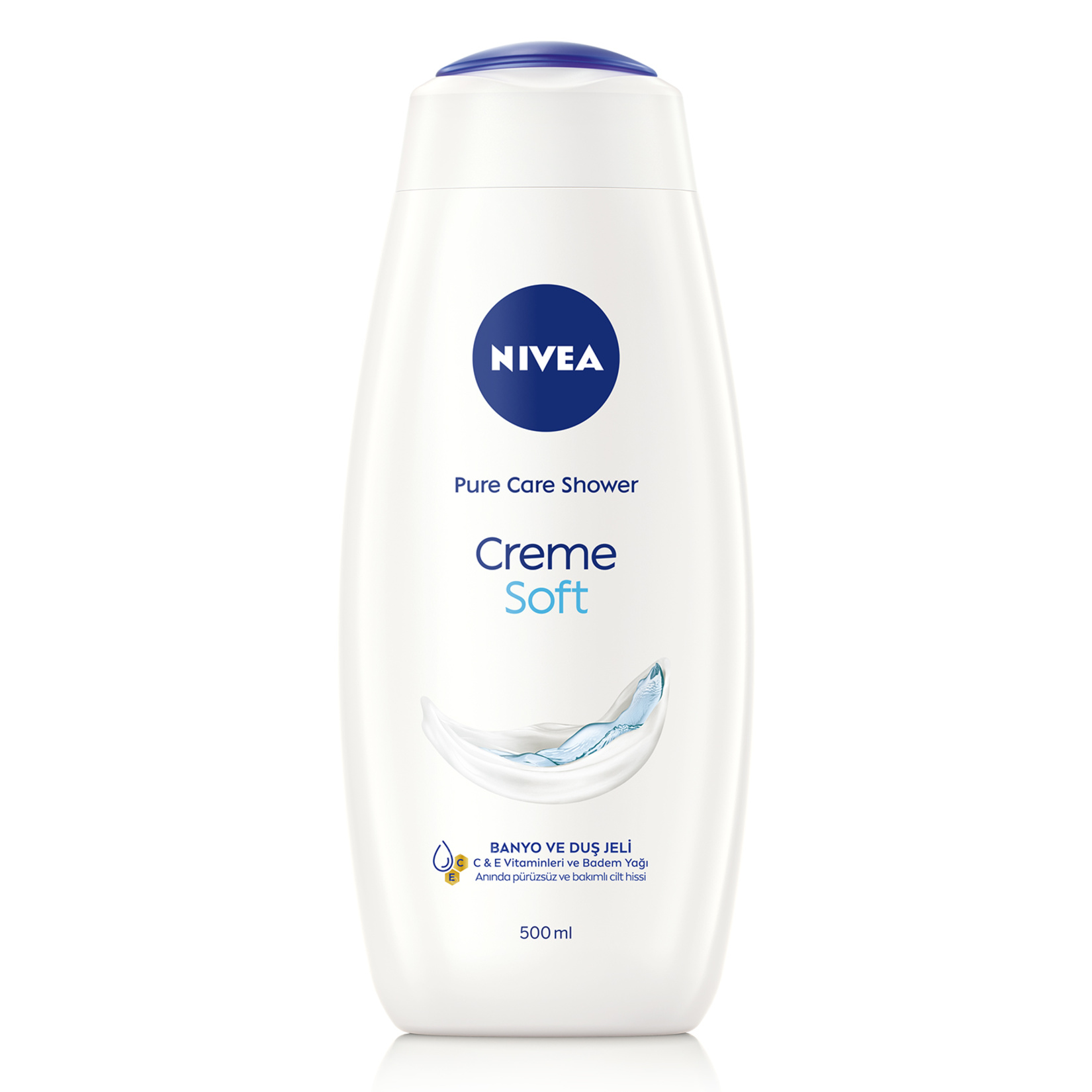 NIVEA Creme Soft Kremsi Dokunuş Banyo ve Duş Jeli 500 Ml - Görsel 1