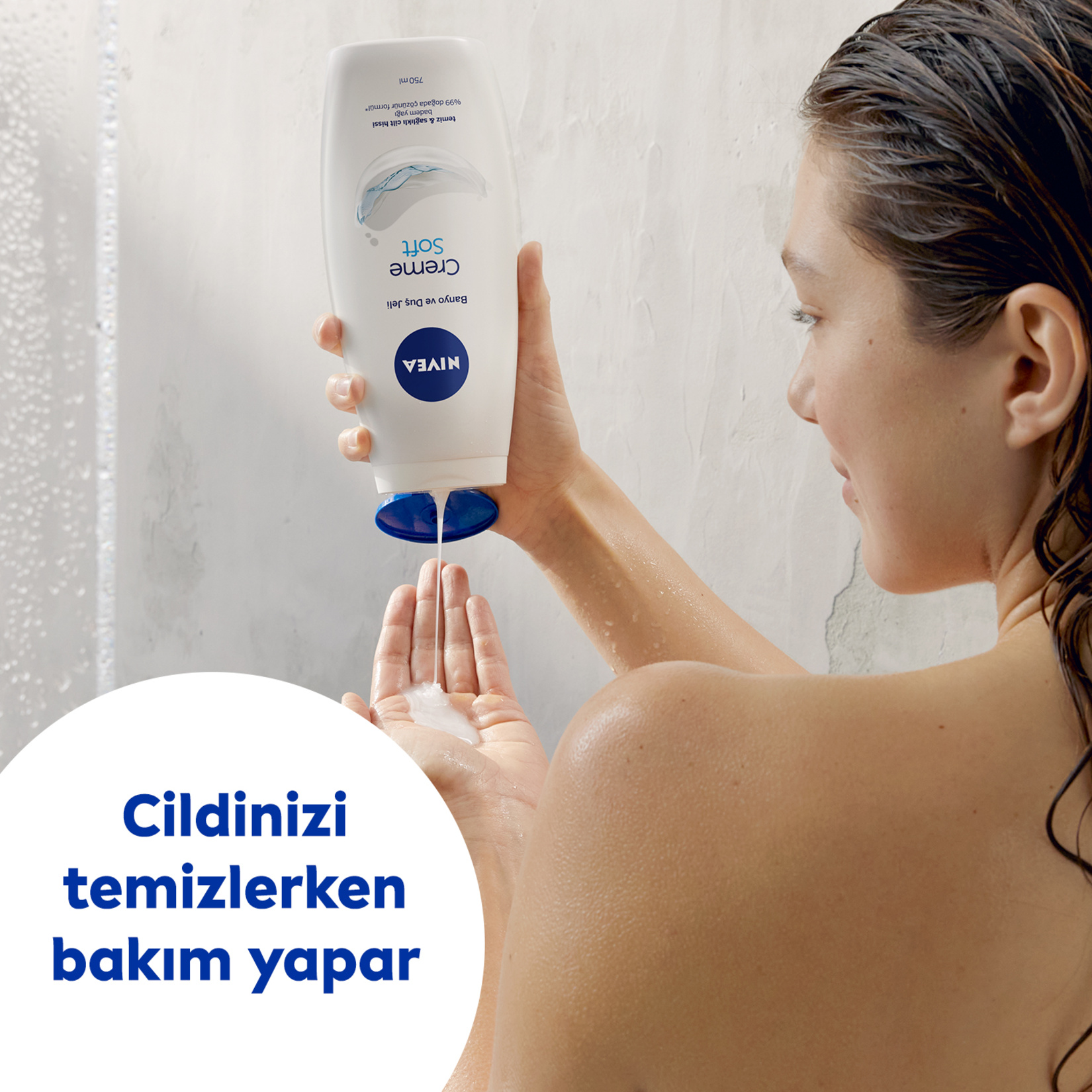 NIVEA Creme Soft Kremsi Dokunuş Banyo ve Duş Jeli 500 Ml - Görsel 3