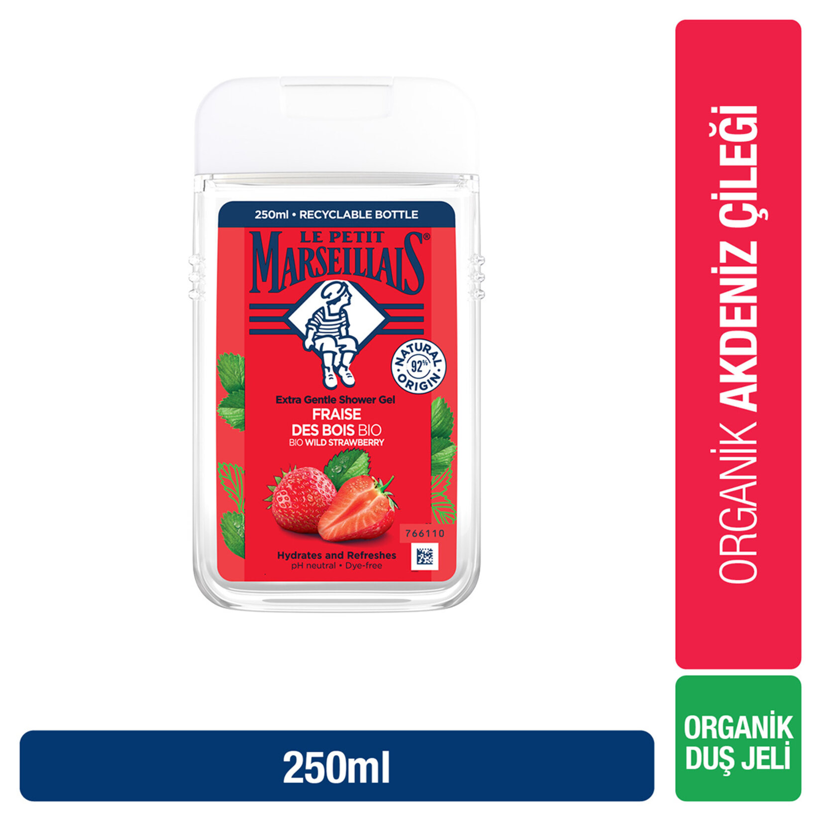 Le Petit Marseillais Duş Jeli Çilek 250 Ml - Görsel 2