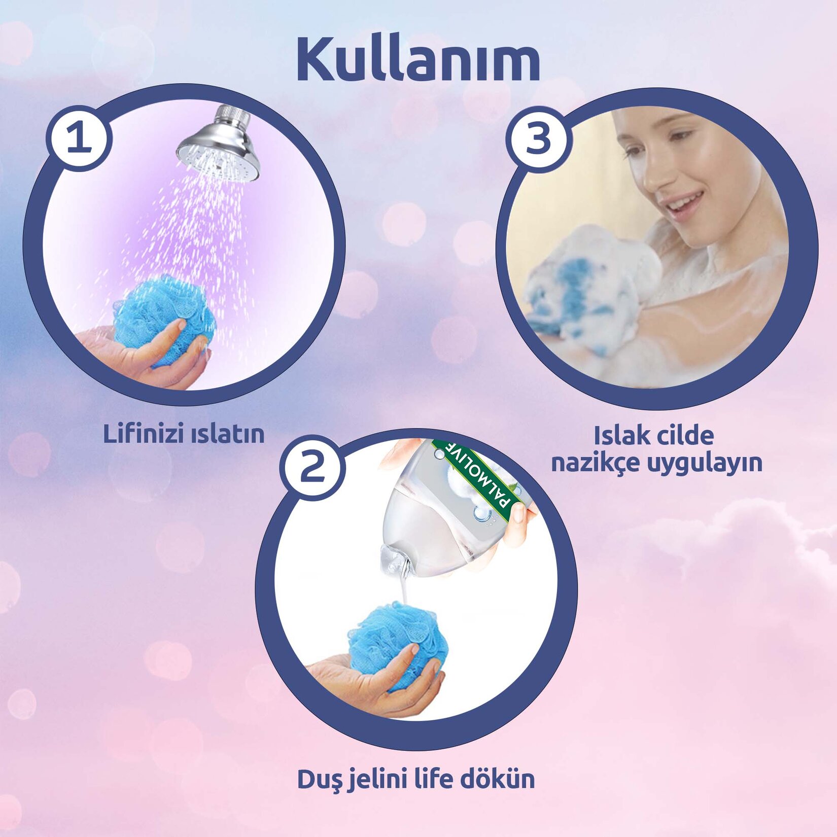 Palmolive Micellar Care Pamuk Özlü Duş Jeli 750 Ml - Görsel 5