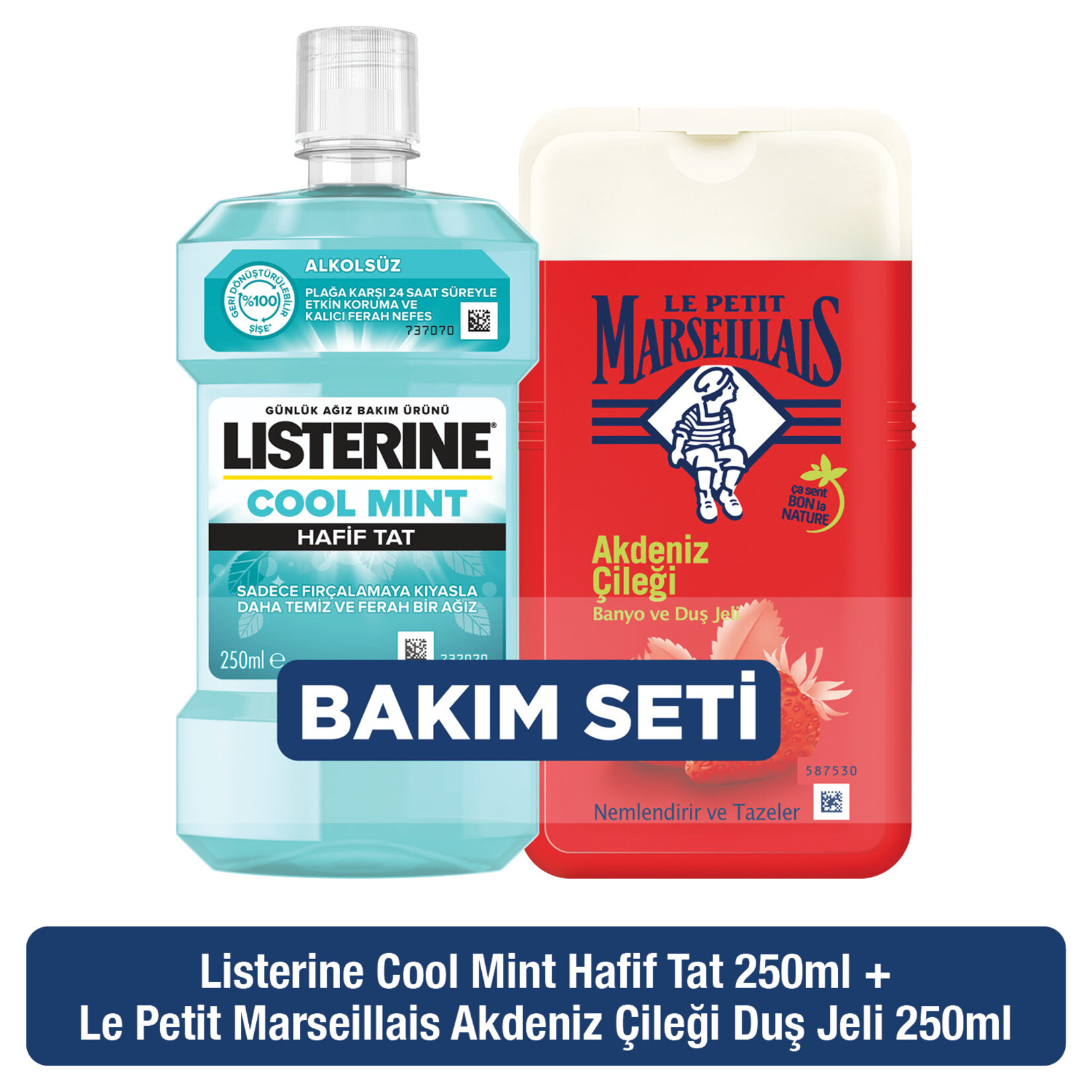 Le Petit Marseillais Çilek 250Ml + Listerine Coolmint 250Ml - Görsel 2