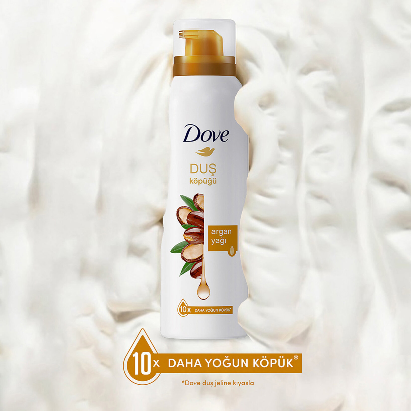 Dove Köpük Duş Jeli Argan Yağı 10 Kat Daha Yoğun Köpüğe Sahip Kremsi Formül 200 Ml - Görsel 4