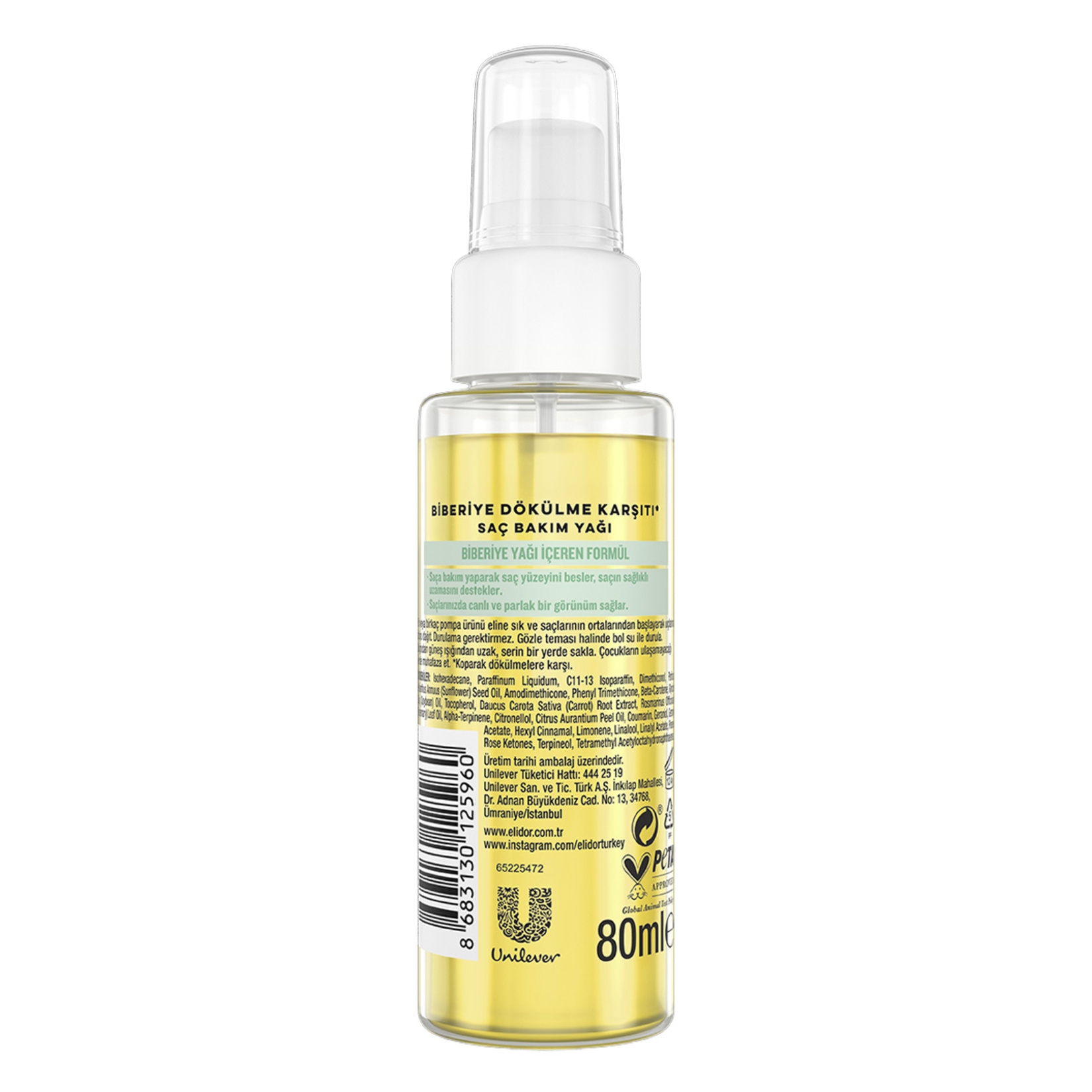 Elidor Biberiye Saç Dökülme Karşıtı Saç Bakım Yağı 80 Ml - Görsel 2