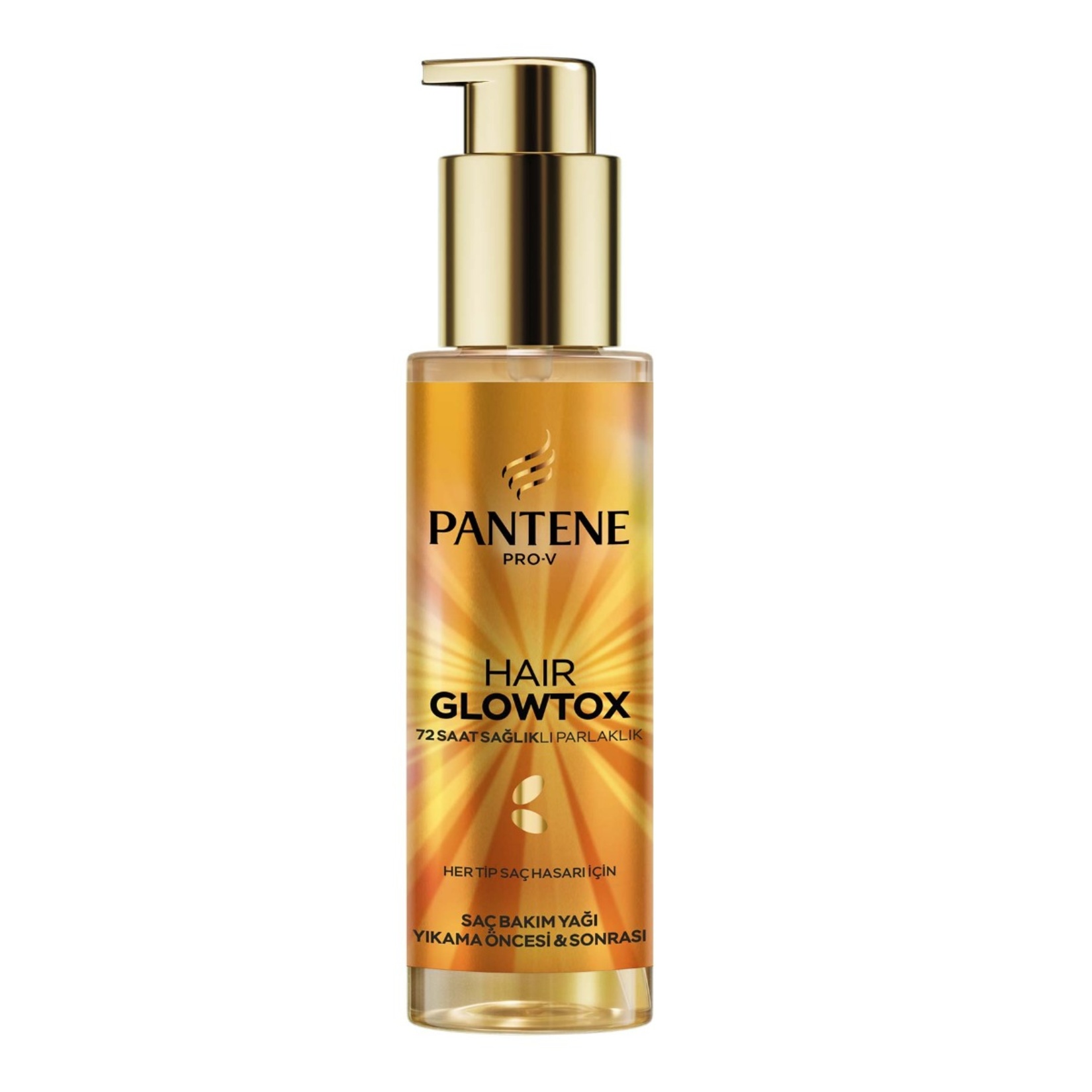 Pantene Glowtox Saç Bakım Yağı 100 Ml - Görsel 1