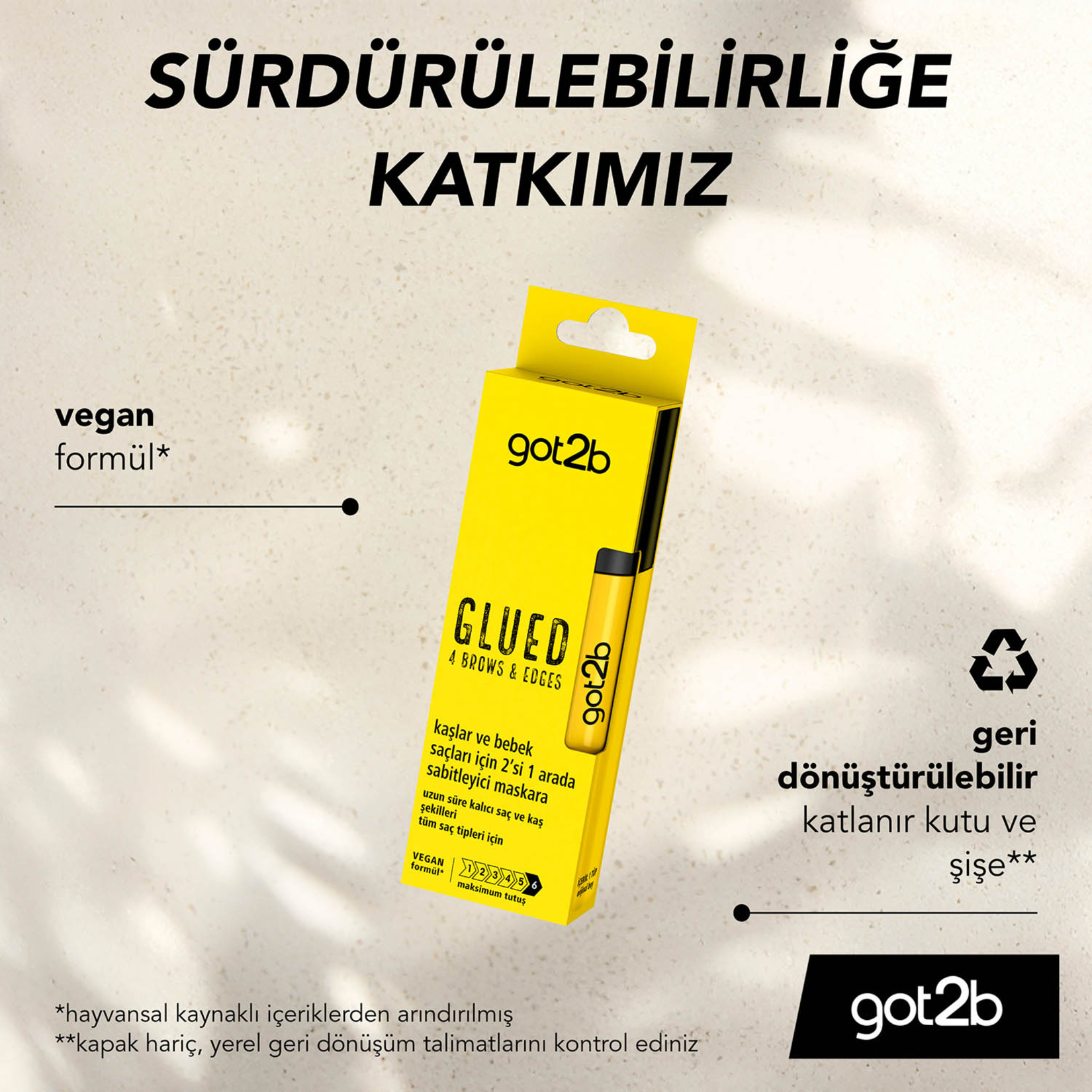 Got2b Glued Sabitleyici Maskara 16 Ml - Görsel 2