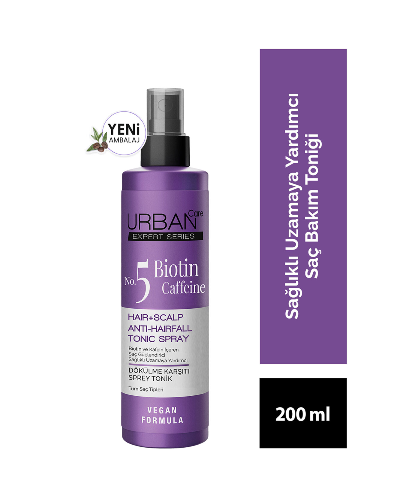 URBAN Care EXPERT Biotin&Kafein Tonik 200ml - Görsel 2