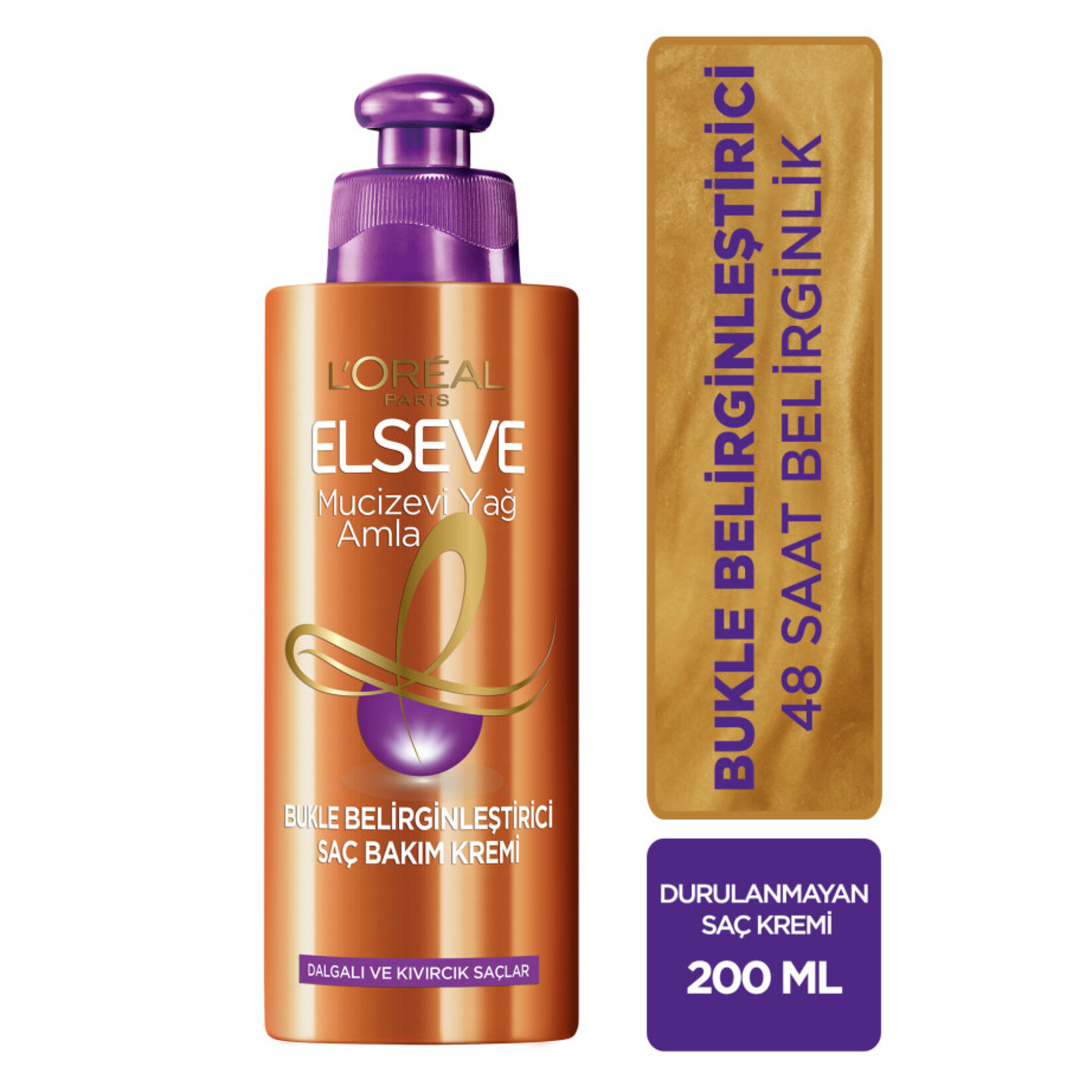L'Oréal Paris Elseve Mucizevi Bukle Belirginleştirici Saç Bakım Kremi 200 Ml - Görsel 2