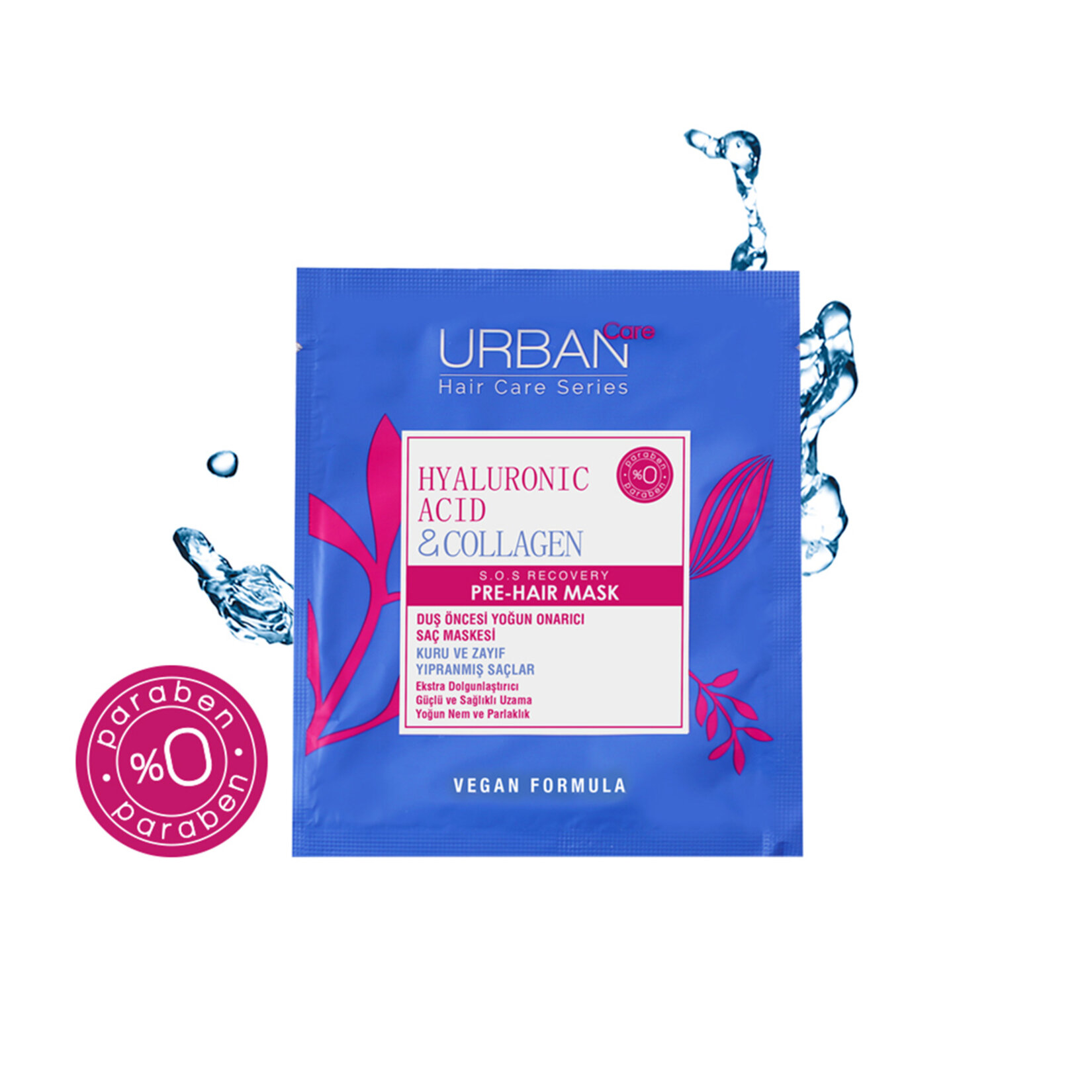 URBAN Care Hyaluronik Asit&Kolajen Saç Bakım Maskesi 50ml - Görsel 2