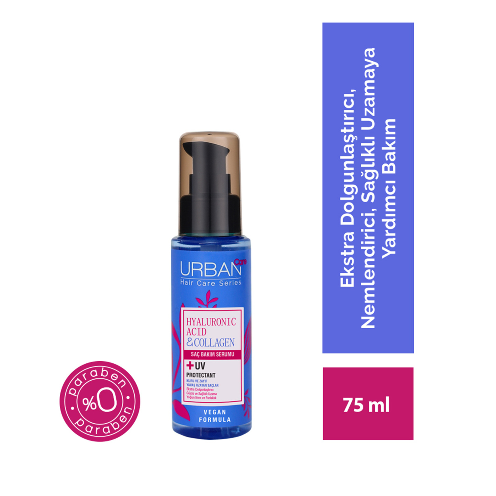 URBAN Care Hyaluronik Asit & Kolajen Saç Bakım Serumu 75ml - Görsel 1