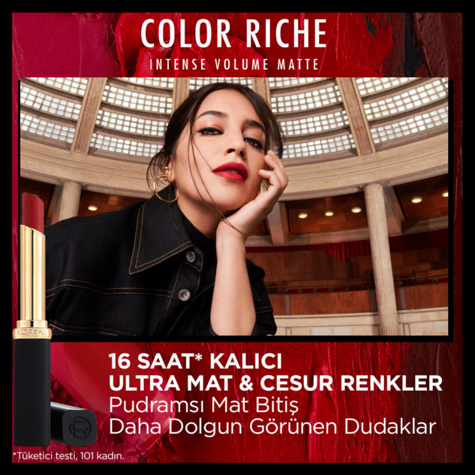 L'Oréal Paris Color Riche Matte Ruj - 640 Nude Independant - Görsel 3