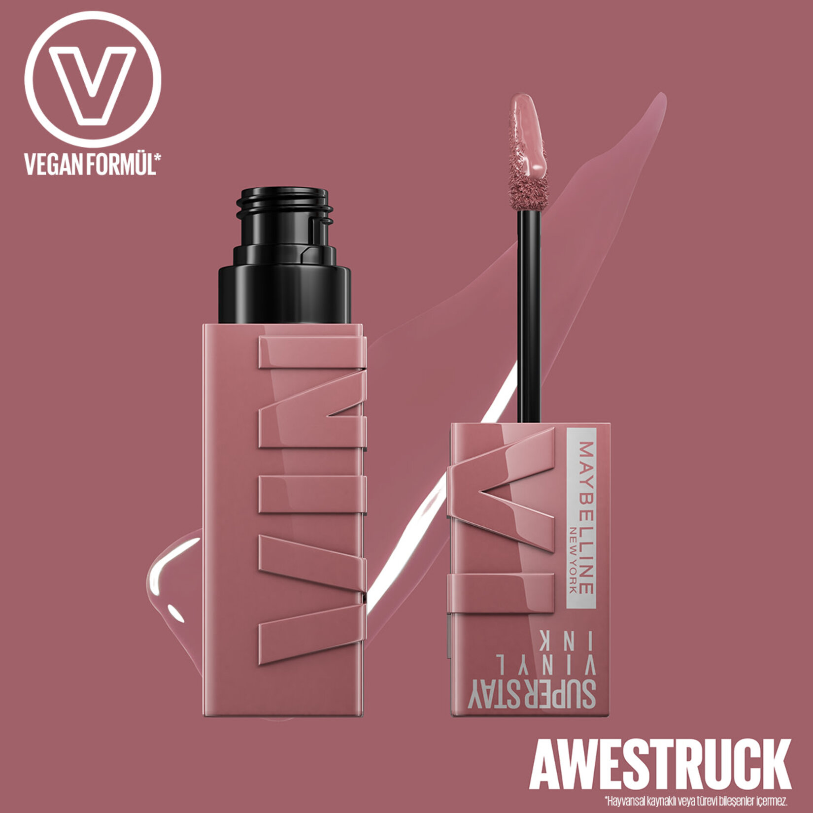Maybelline New York Super Stay Vınyl Ink Lıkıt Ruj - 110 Awestruck - Görsel 2