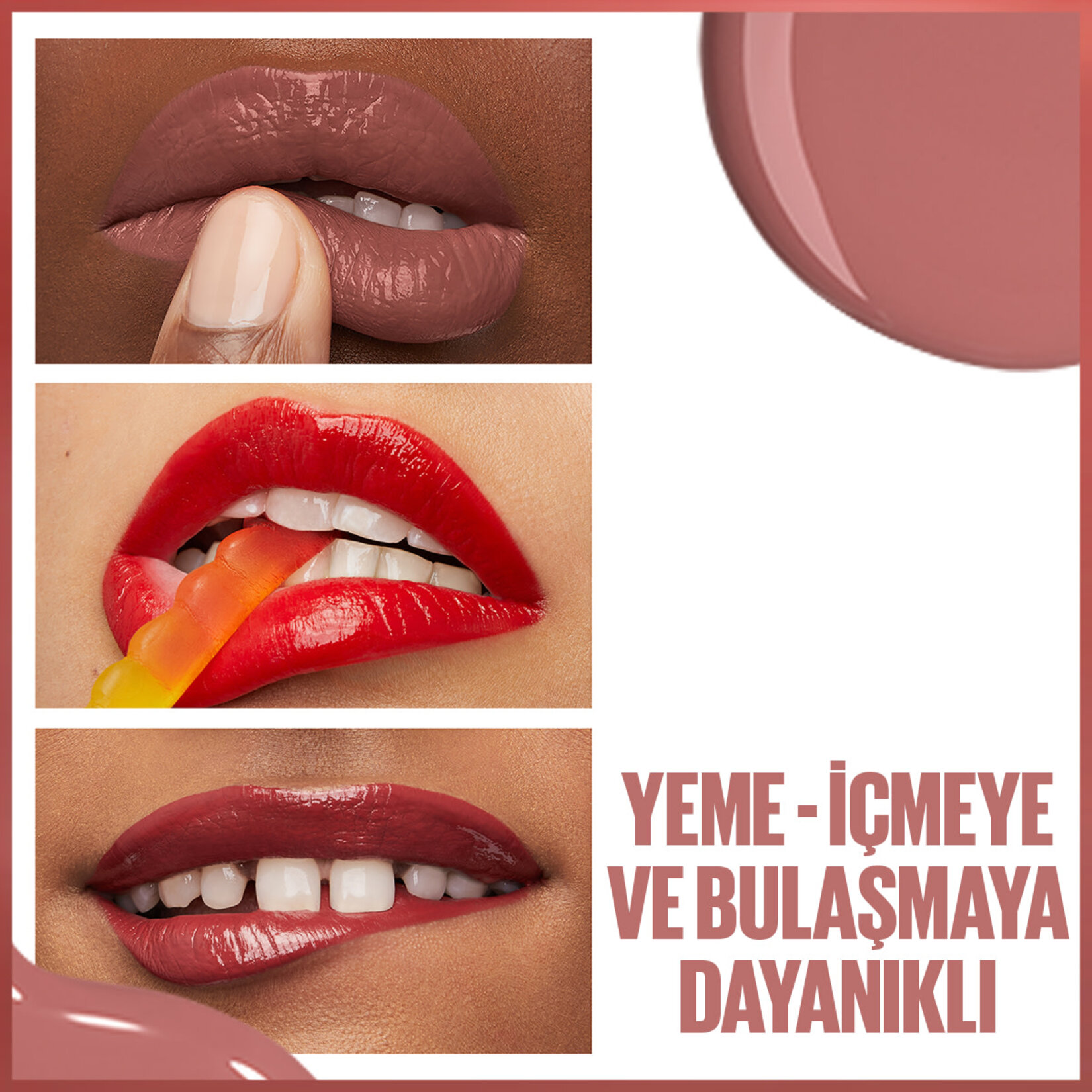 Maybelline New York Super Stay Vınyl Ink Lıkıt Ruj - 120 Punchy - Görsel 4