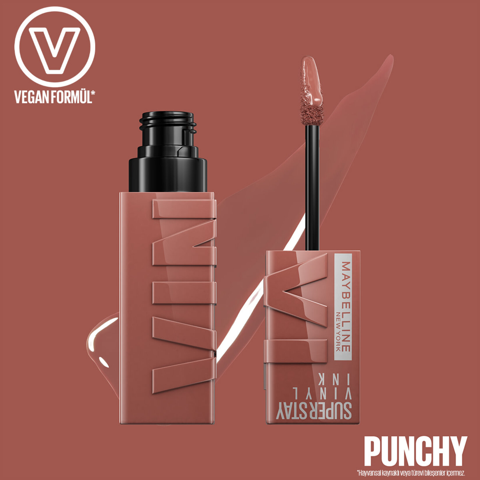 Maybelline New York Super Stay Vınyl Ink Lıkıt Ruj - 120 Punchy - Görsel 2