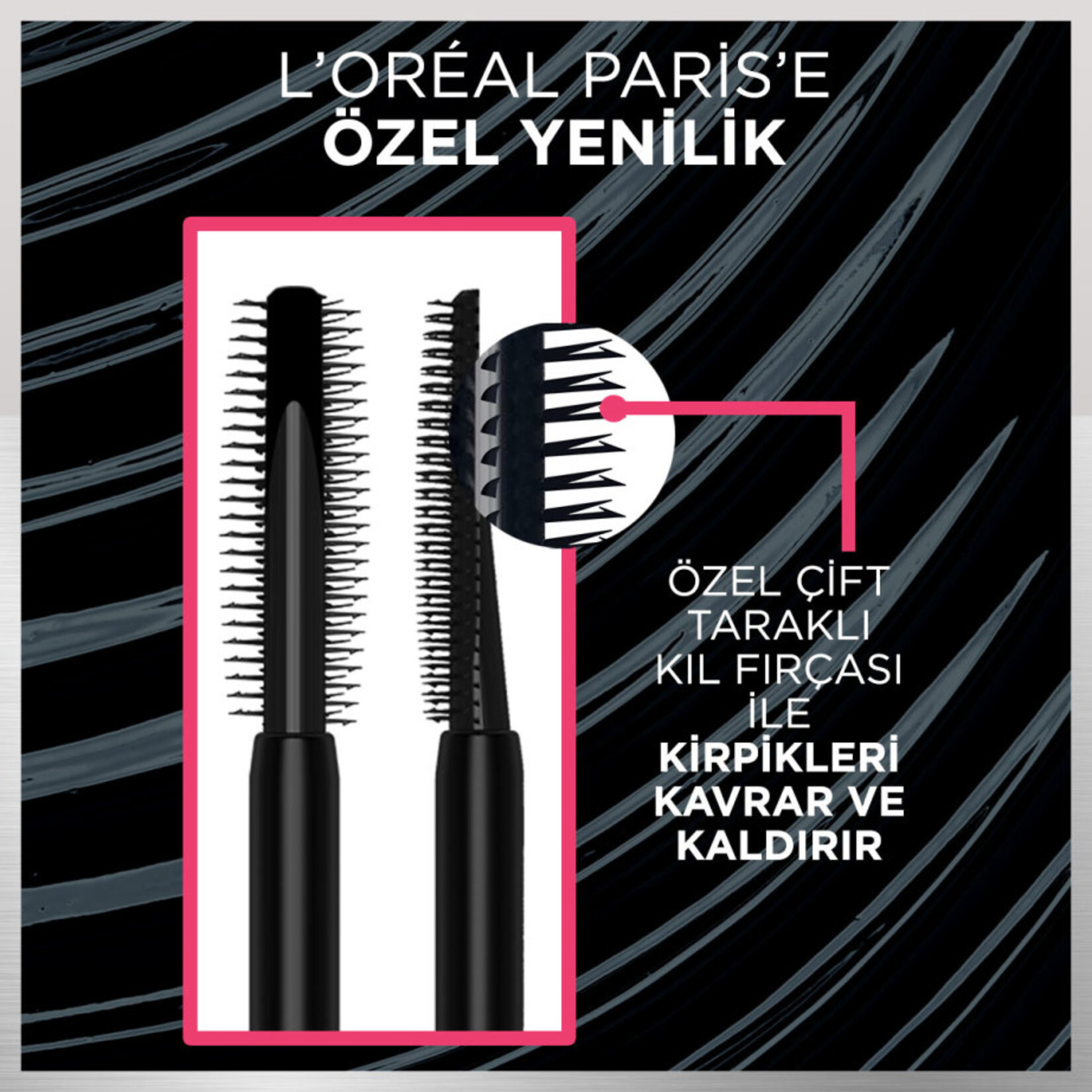 L'Oréal Paris Telescopic Lift Extra Black Maskara - Görsel 3