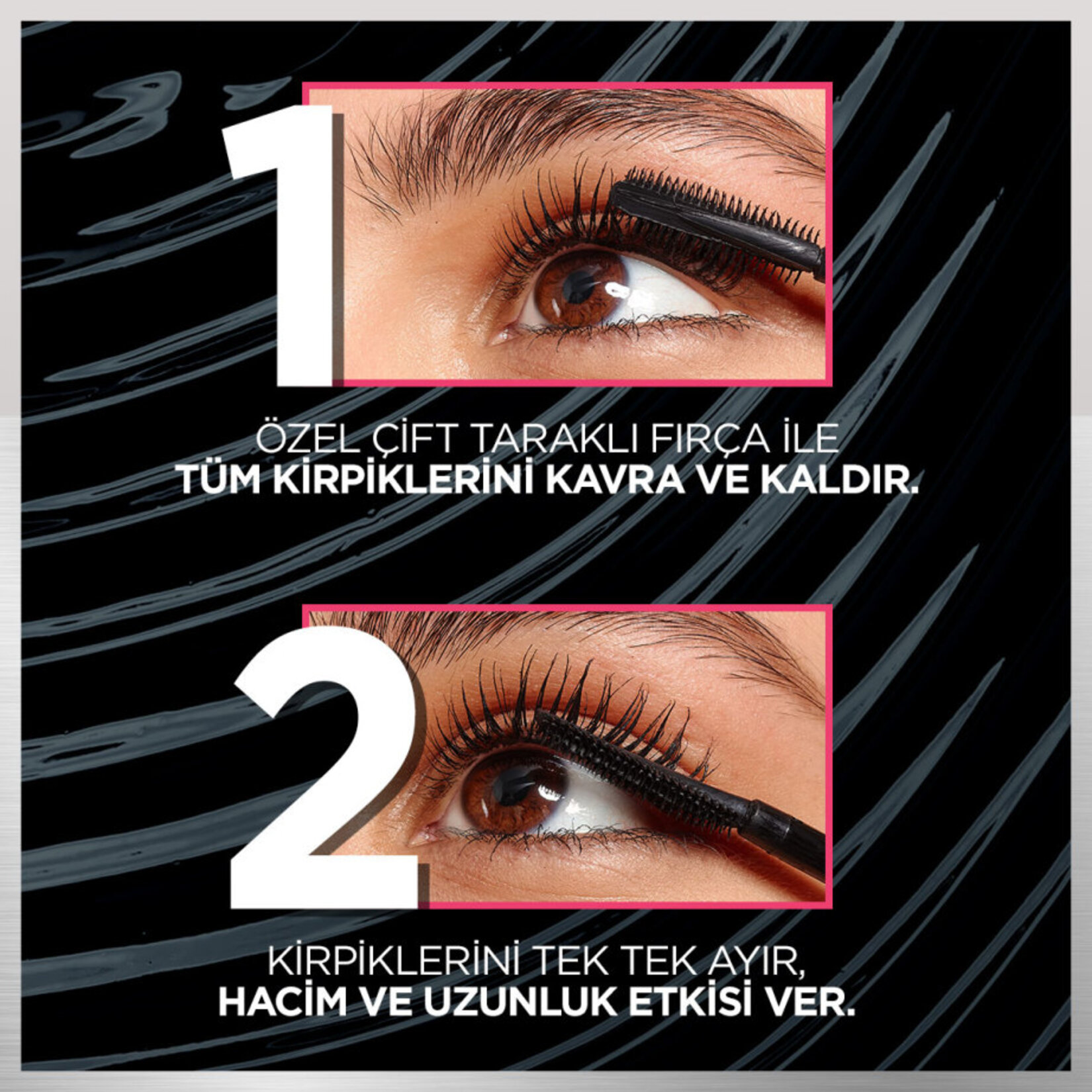 L'Oréal Paris Telescopic Lift Extra Black Maskara - Görsel 4