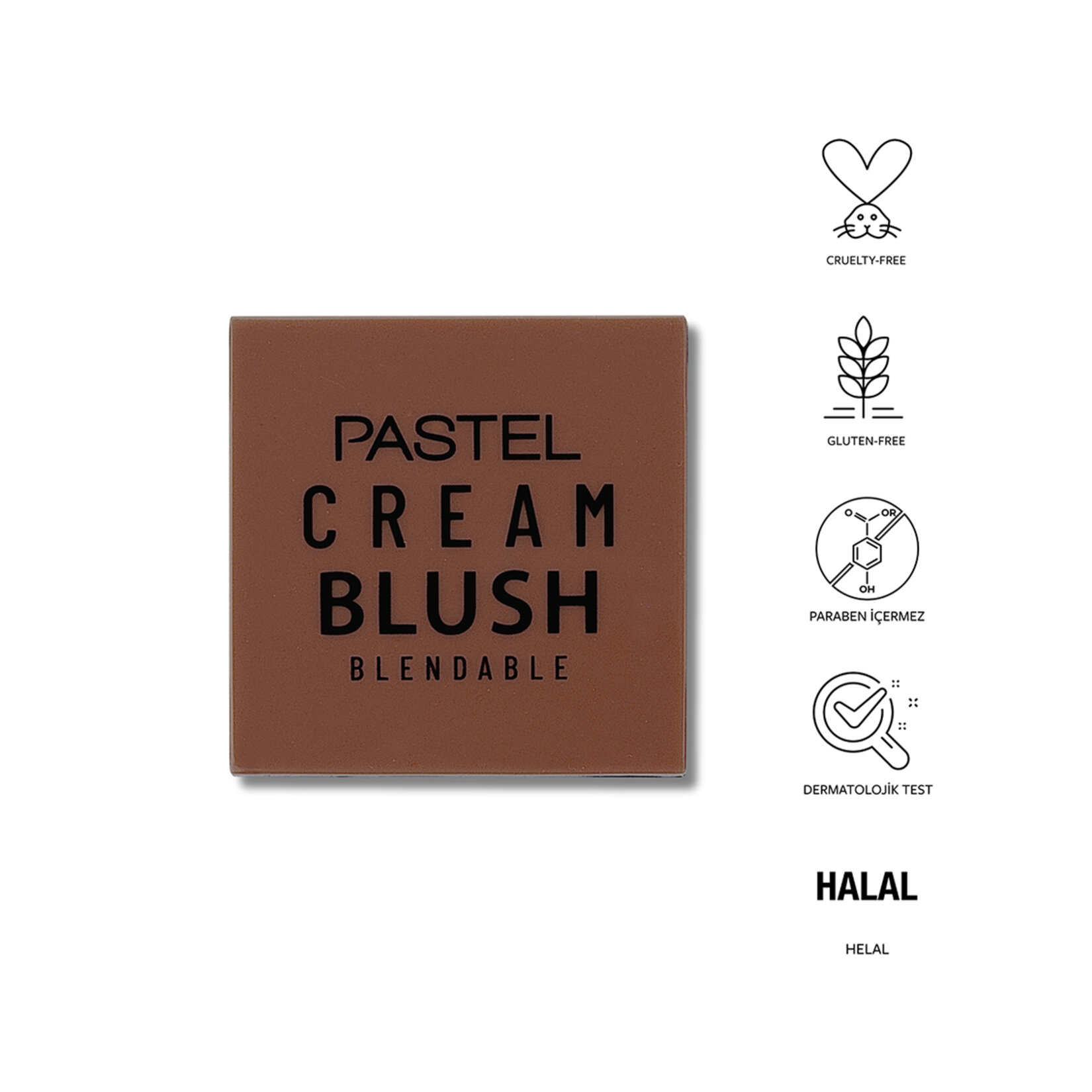 Pastel Cream Blush - Krem Allık 50 Brownie - Görsel 3