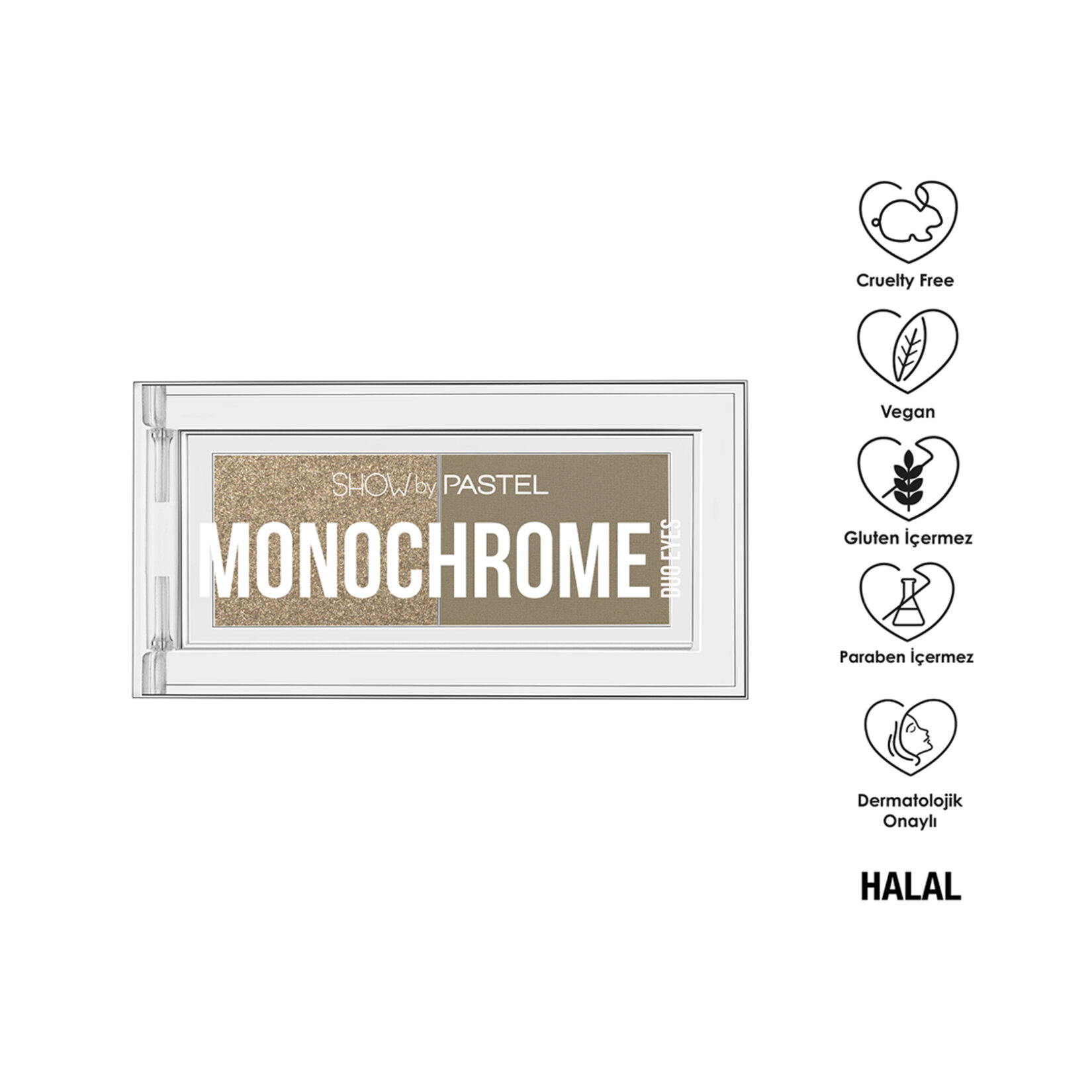 Show By Pastel Monochrome Duo Eyes - İkili Far Paleti 23 Fırst Harvest - Görsel 3