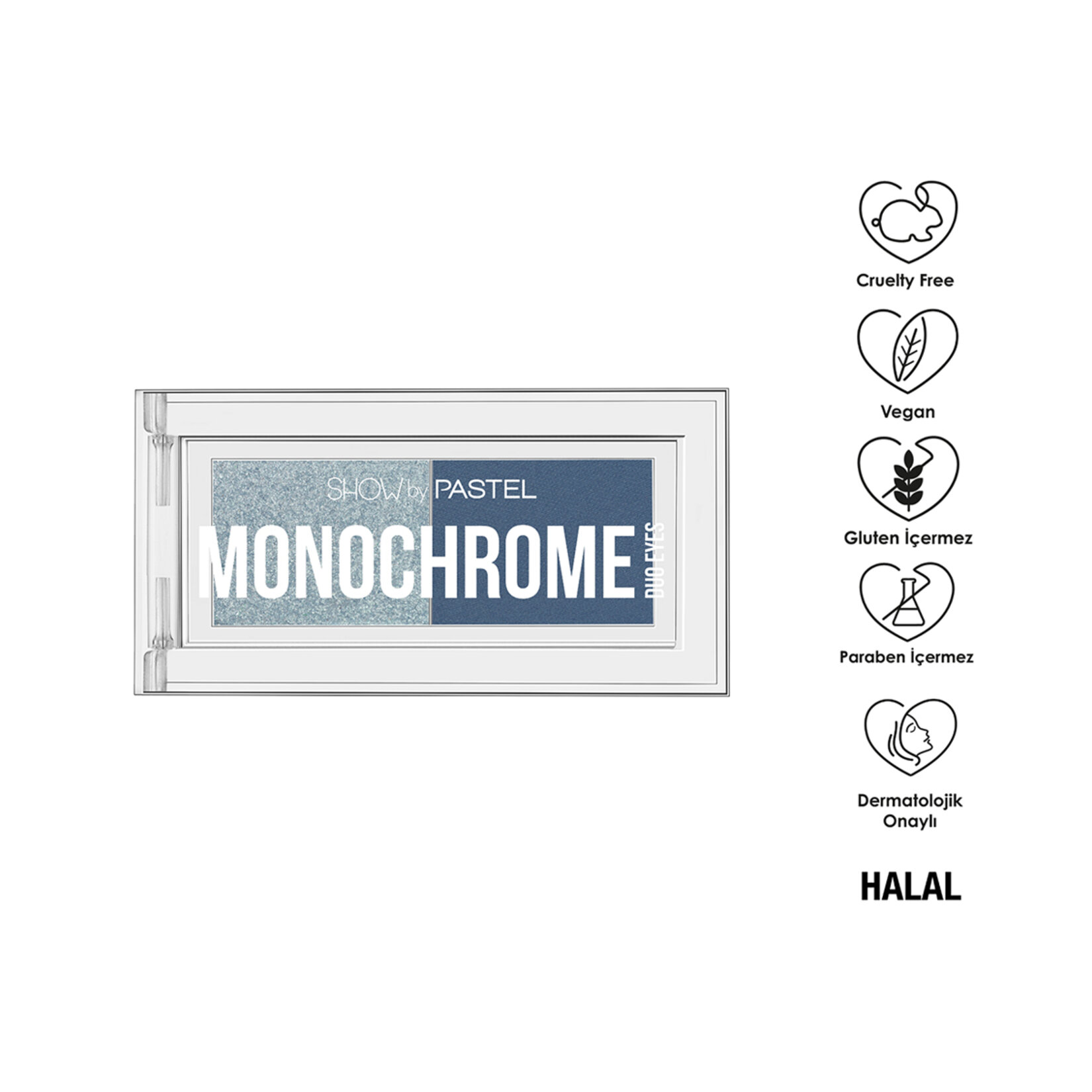 Show By Pastel Monochrome Duo Eyes - İkili Far Paleti 25 Cosmic - Görsel 3