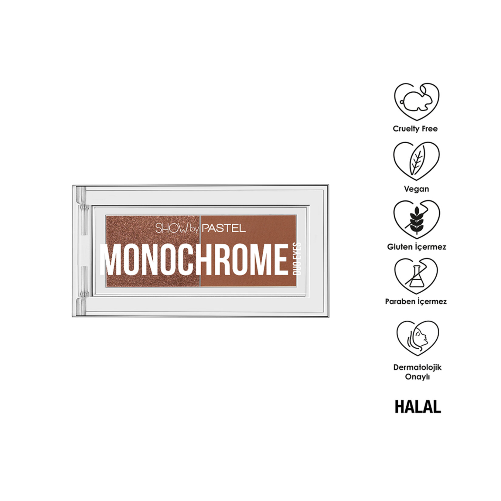 Show By Pastel Monochrome Duo Eyes - İkili Far Paleti 27 Lux - Görsel 3