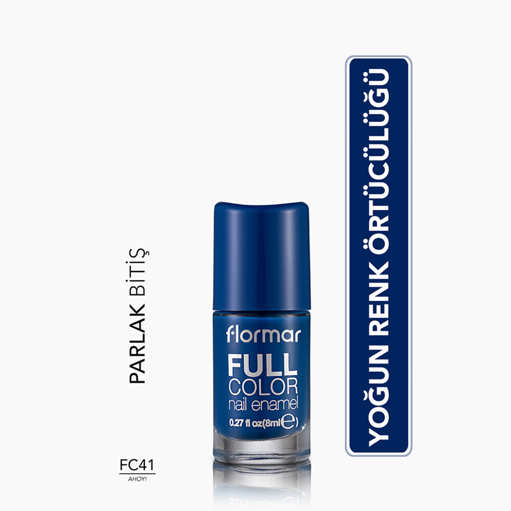 Flormar Full Color Yoğun Renk Veren İnce Yapılı Oje - FC41 Ahoy! - Görsel 2