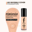 Flormar Invisible Cover HD Hafif Dokulu Kremsi Fondöten - 040 Light Ivory - Görsel 4