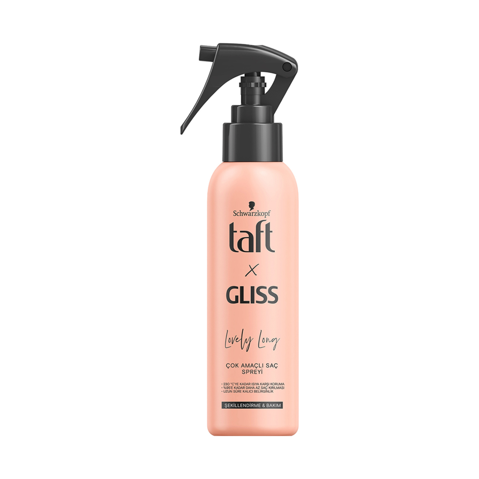 Taft Gliss Lovely Long Çok Amaçlı Saç Spreyi 150 Ml