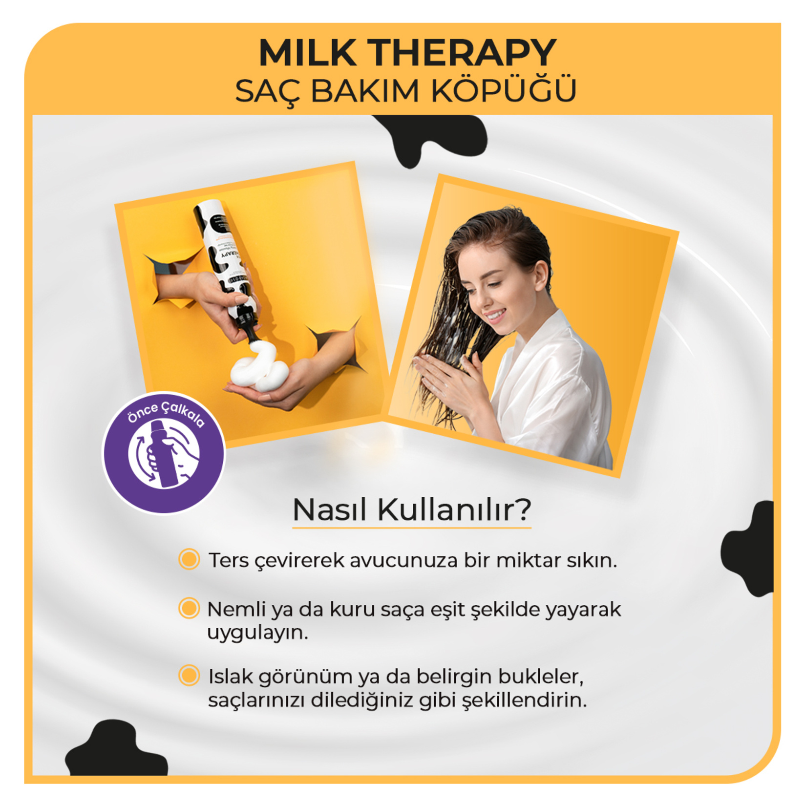 Morfose Milk Therapy Classic Saç Köpüğü 200 ml - Görsel 4