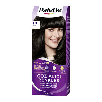 Palette Icc 1-0 Siyah Saç Boyası 110 Ml