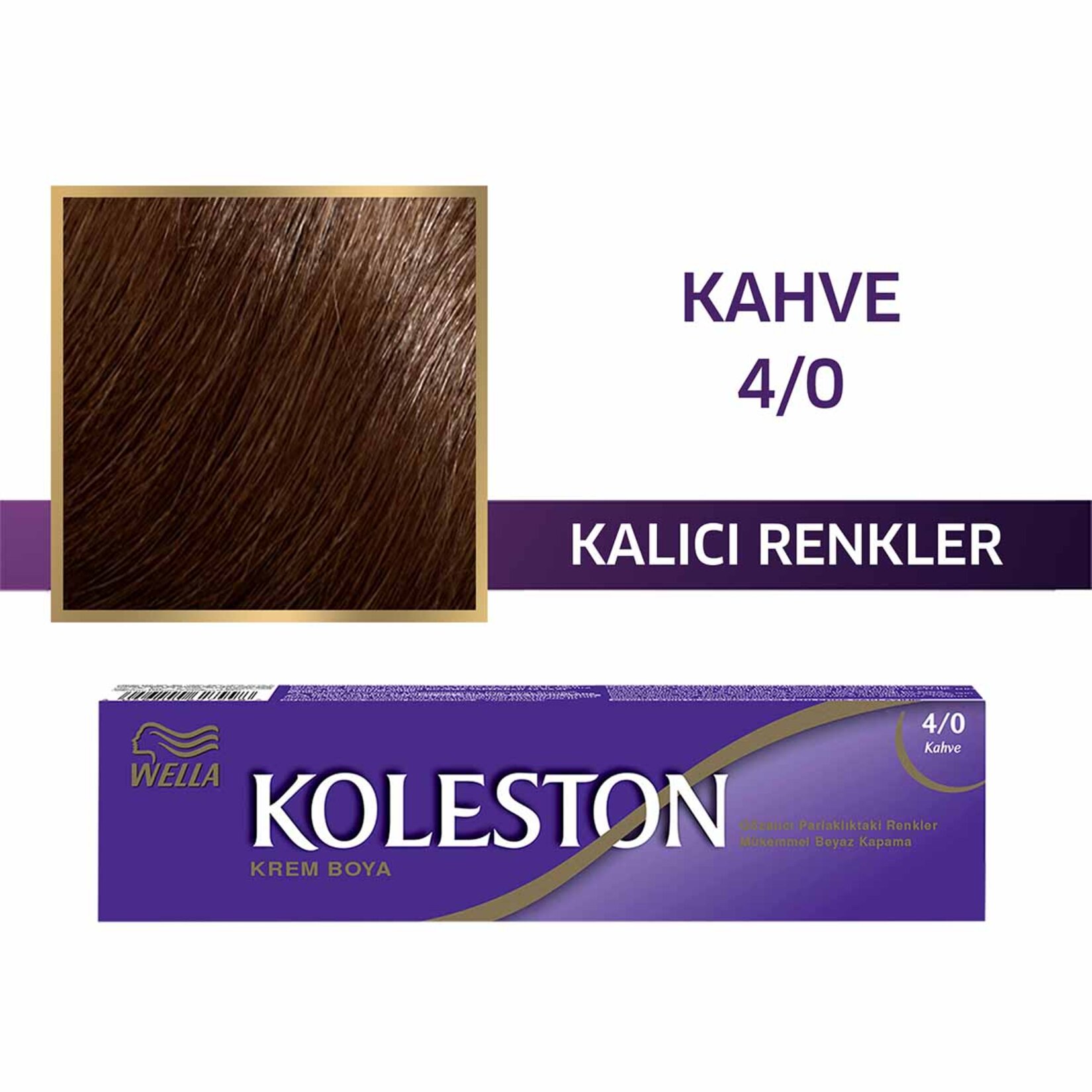 Wella Koleston Single Tüp Boya 4/0 Kahve 50 Ml - Görsel 2