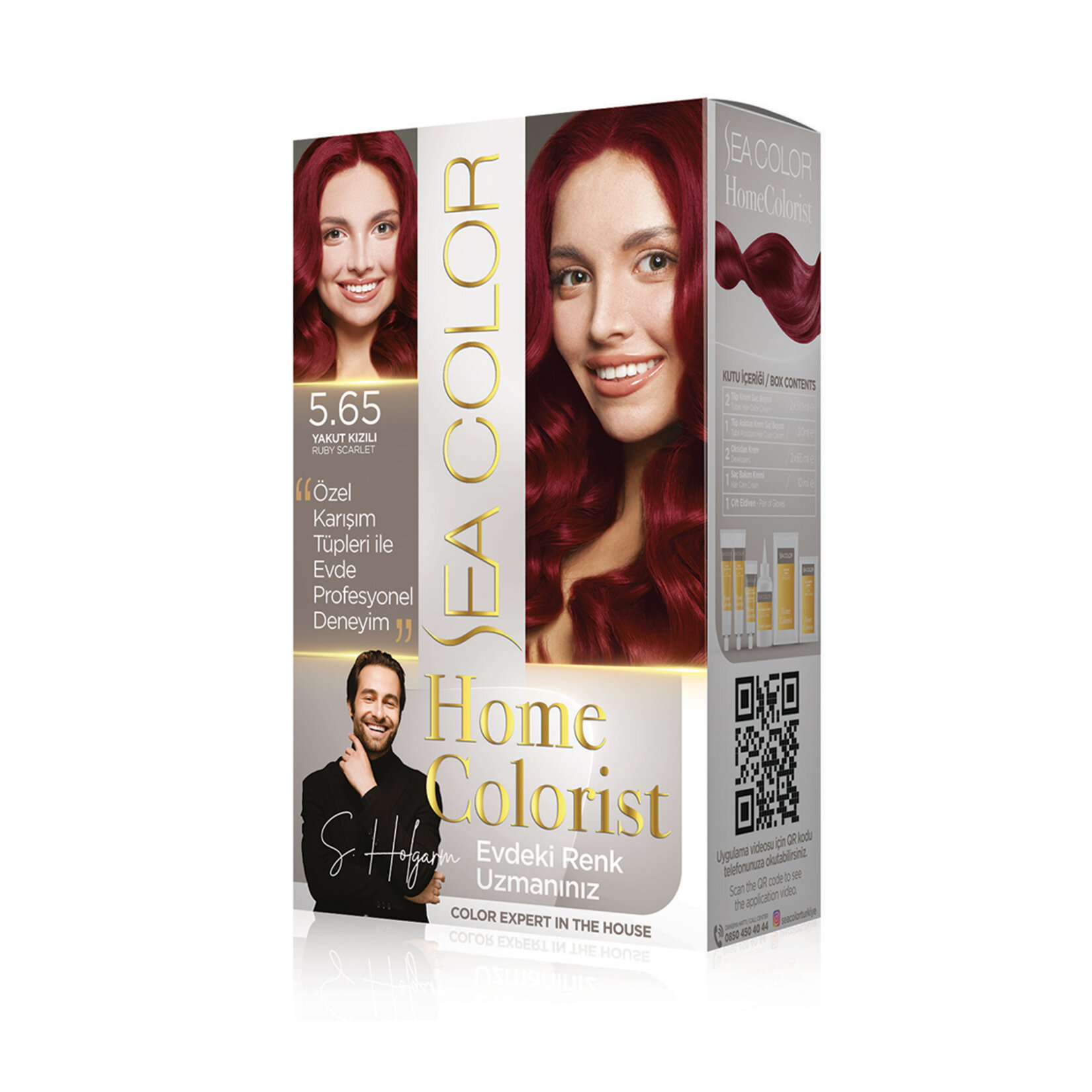 Sea Color Home Colorist Set Boya Yakut Kızıl 5.65 270 Ml