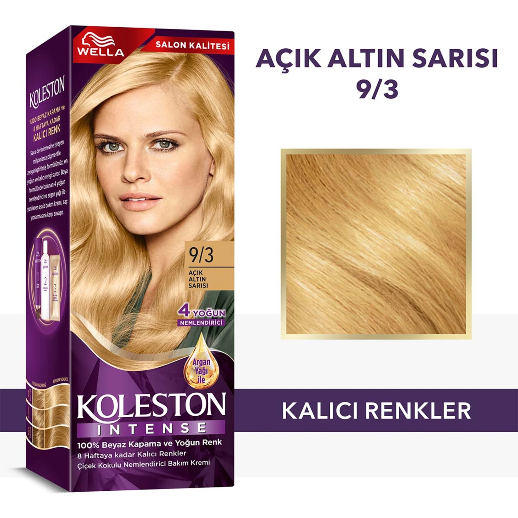 Koleston Intense Saç Boyası 9/3 Altın Sarısı - Görsel 2
