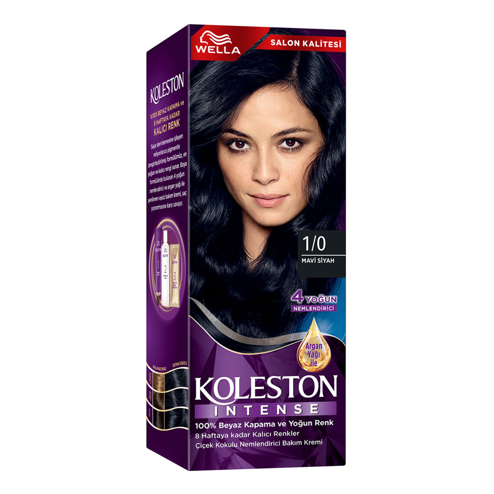 Wella Koleston Intense 1/0 Mavi Siyah - Görsel 1