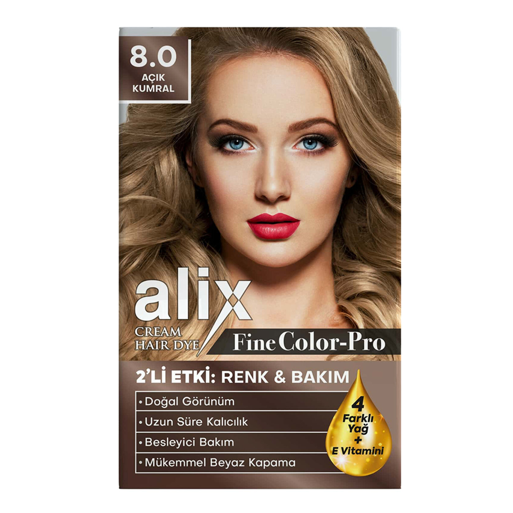 Alix Saç Boyası Kiti 8.0 Açık Kumral