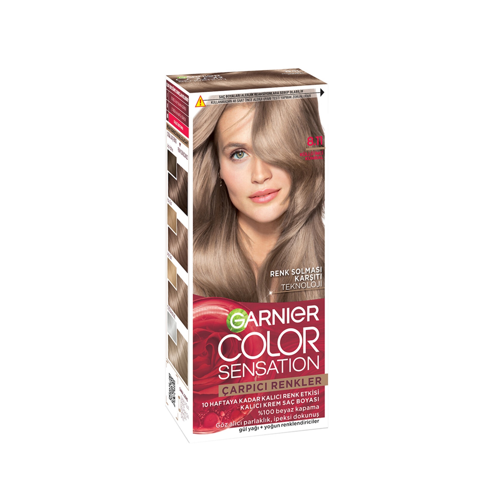 Garnier Çarpıcı Renkler 8.11 Küllü İnci Kumral 112 Ml