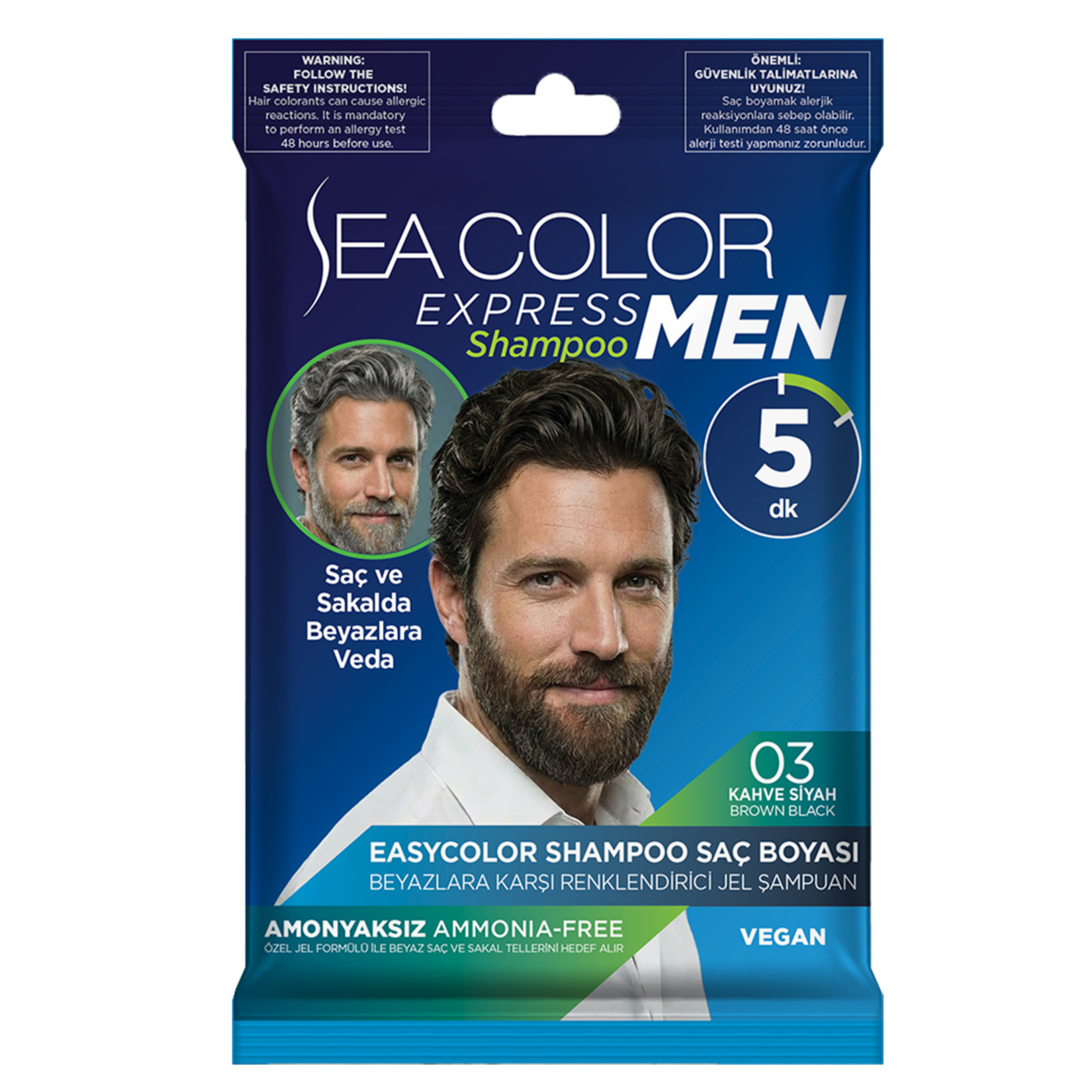 Sea Color Express Men 03 Kahve Siyah 60 Ml