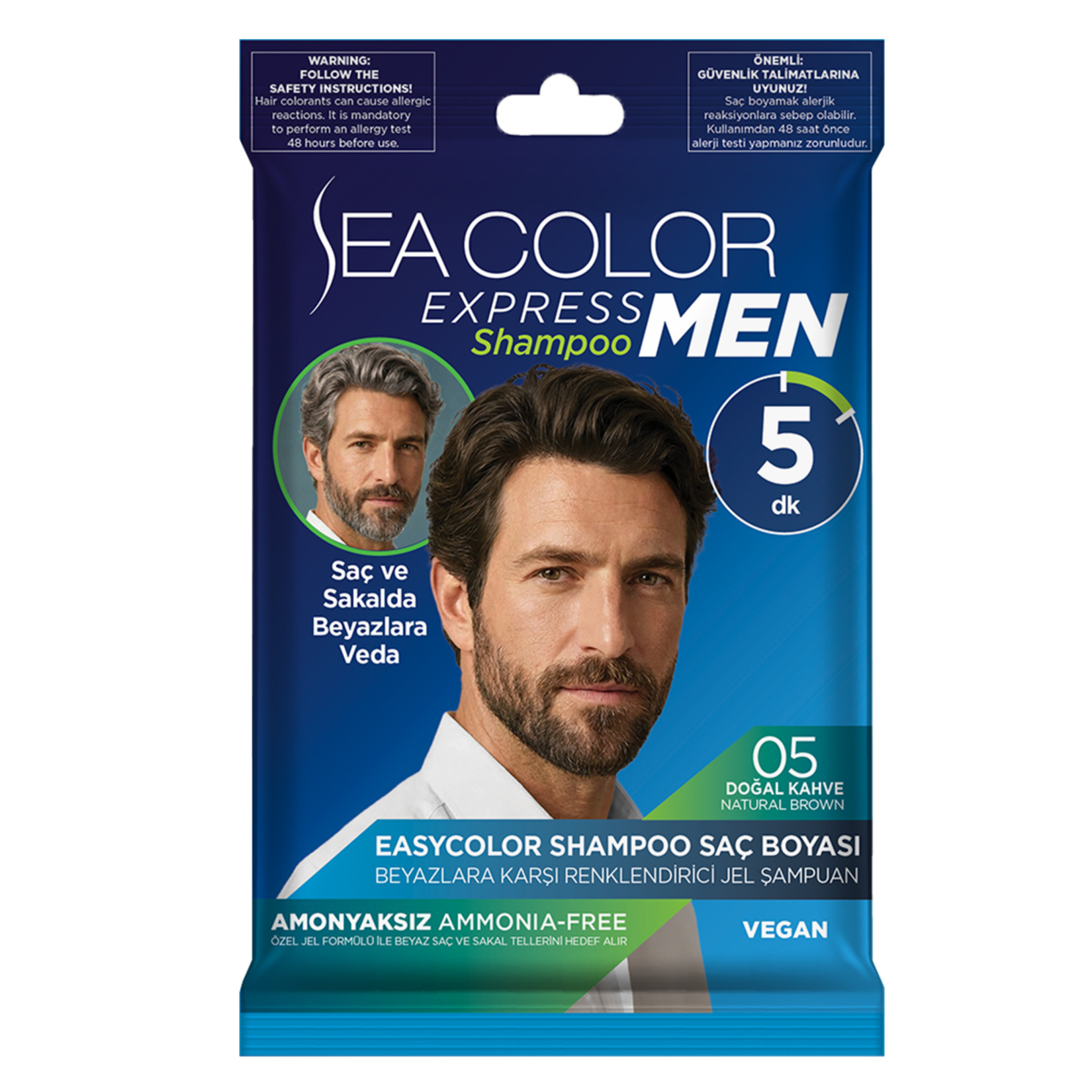 Sea Color Express Men 05 Doğal Kahve 60 Ml
