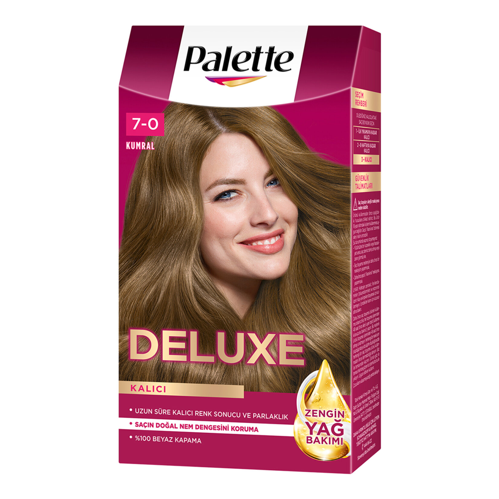 Palette Deluxe 7-0 Kumral Saç Boyası 115 Ml - Görsel 1