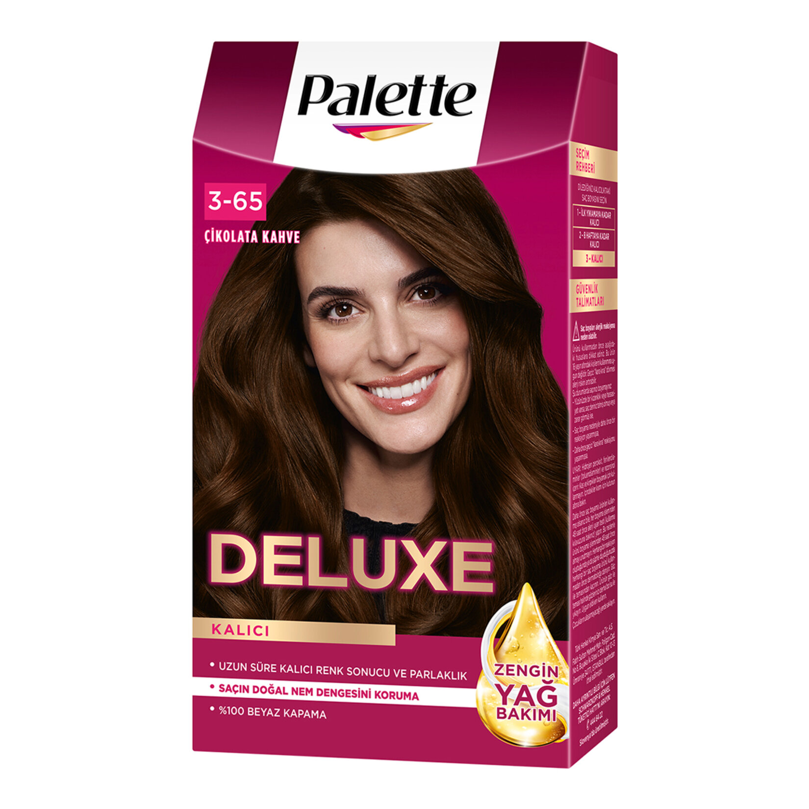 Palette Deluxe 3-65 Çikolata Kahve Saç Boyası 115 Ml - Görsel 1