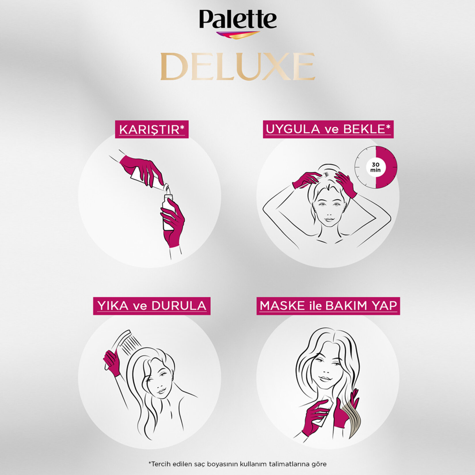Palette Deluxe 3-65 Çikolata Kahve Saç Boyası 115 Ml - Görsel 4
