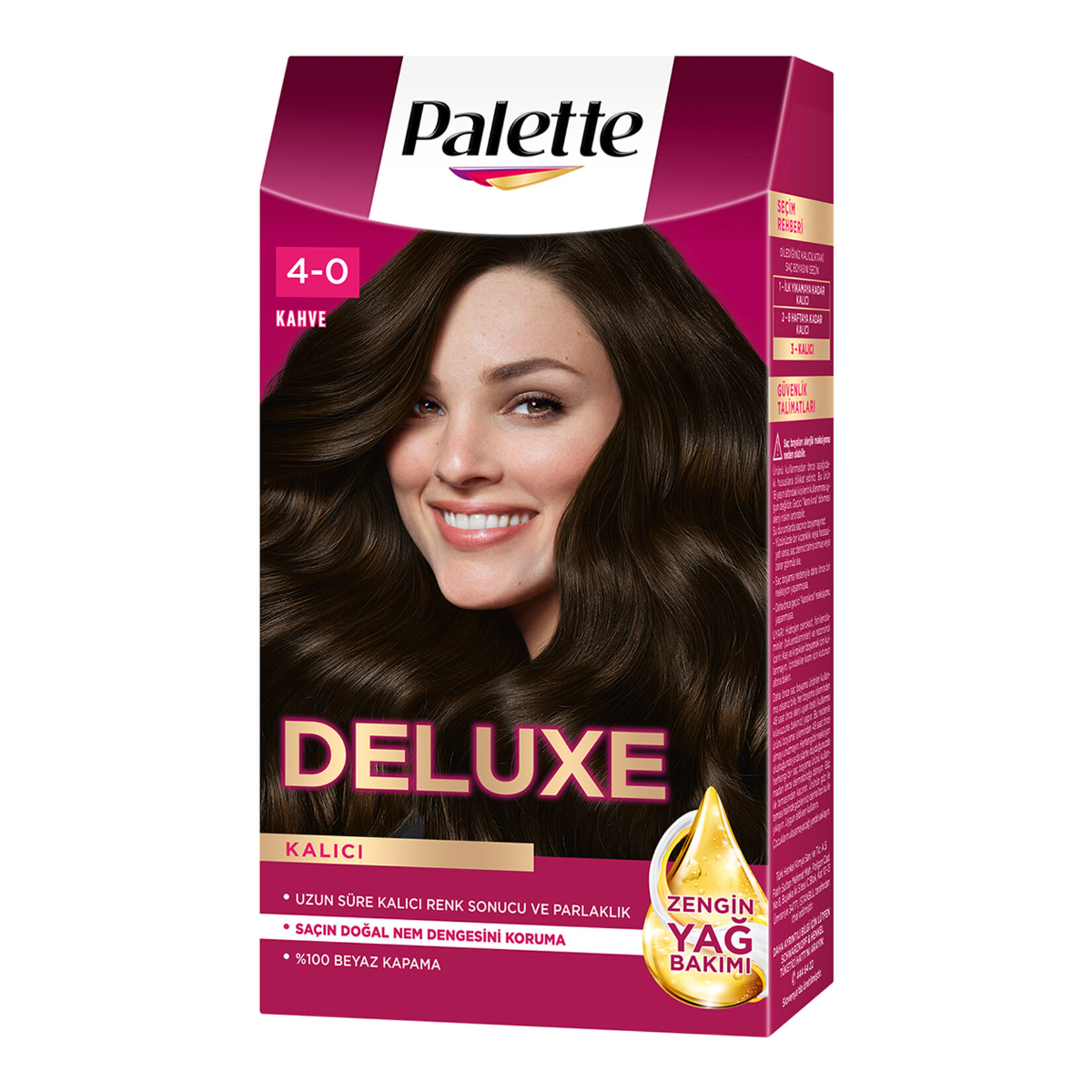 Palette Deluxe 4-0 Kahve Saç Boyası 115 Ml - Görsel 1