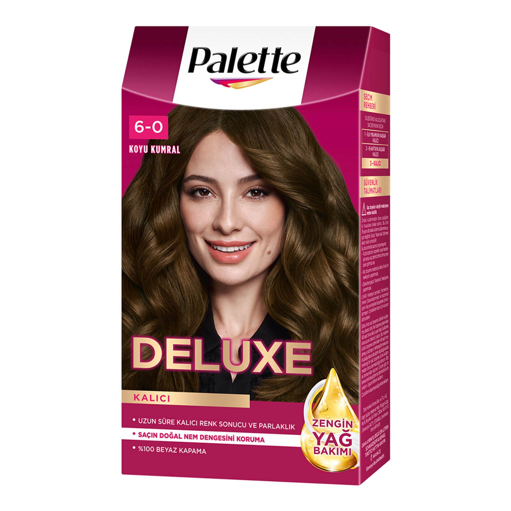 Palette Deluxe 6-0 Koyu Kumral Saç Boyası 115 Ml - Görsel 1