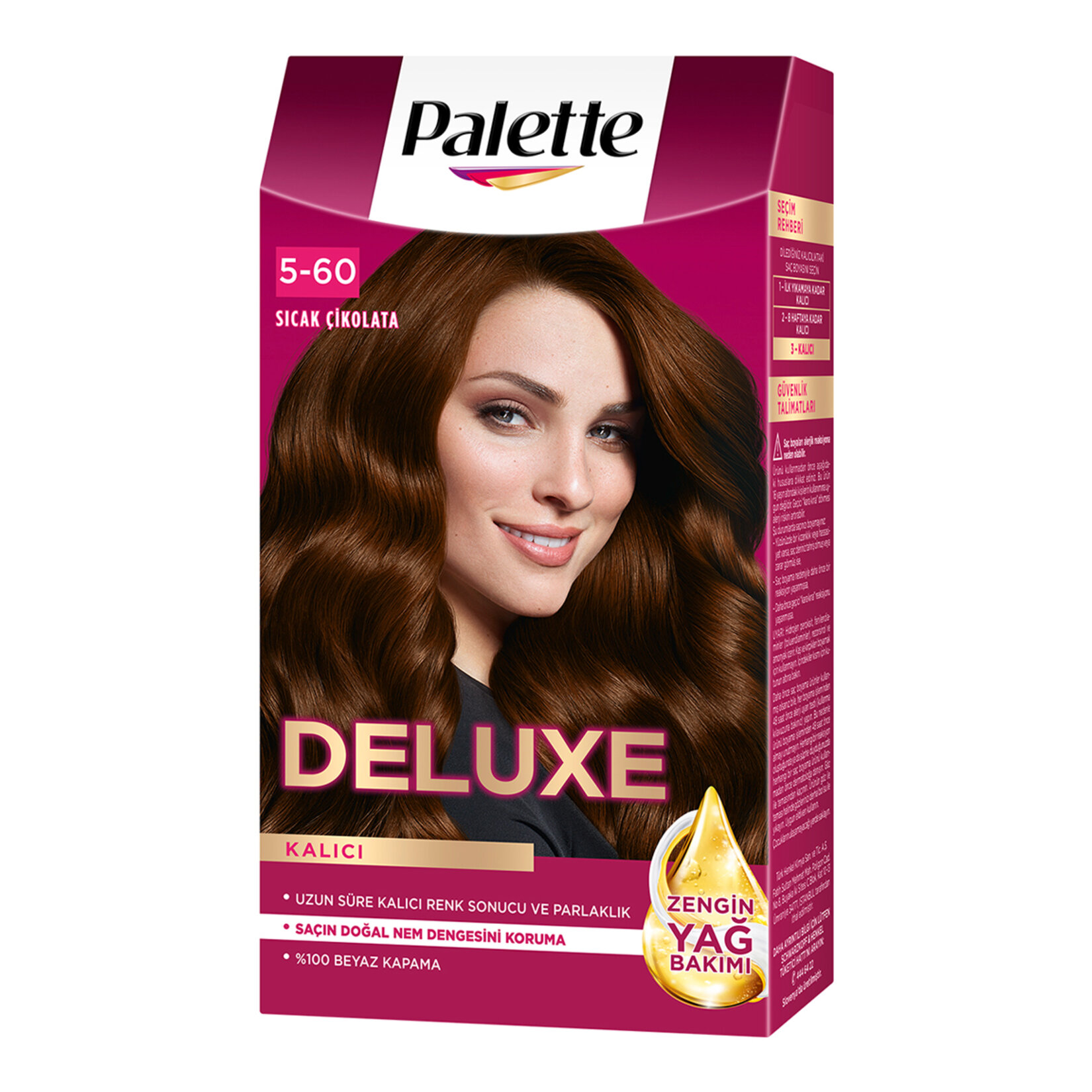 Palette Deluxe Saç Boyası Sıcak Çikolata 5-60 115 Ml - Görsel 1