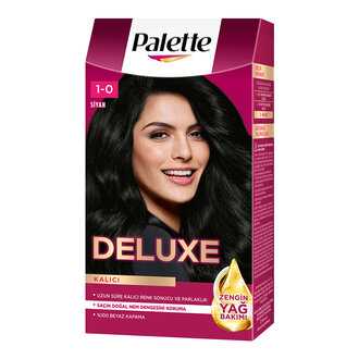 Palette Deluxe 1-0 Siyah Saç Boyası 115 Ml