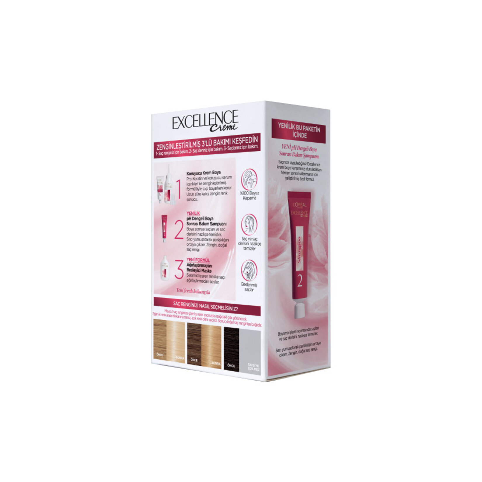 Excellence Creme  10 Açık Sarı Saç Boyası 192 Ml - Görsel 3