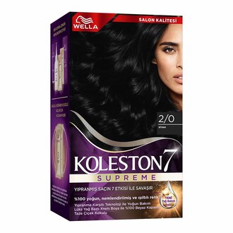 Koleston Supreme Saç Boyası 2/0 Siyah 135 Ml