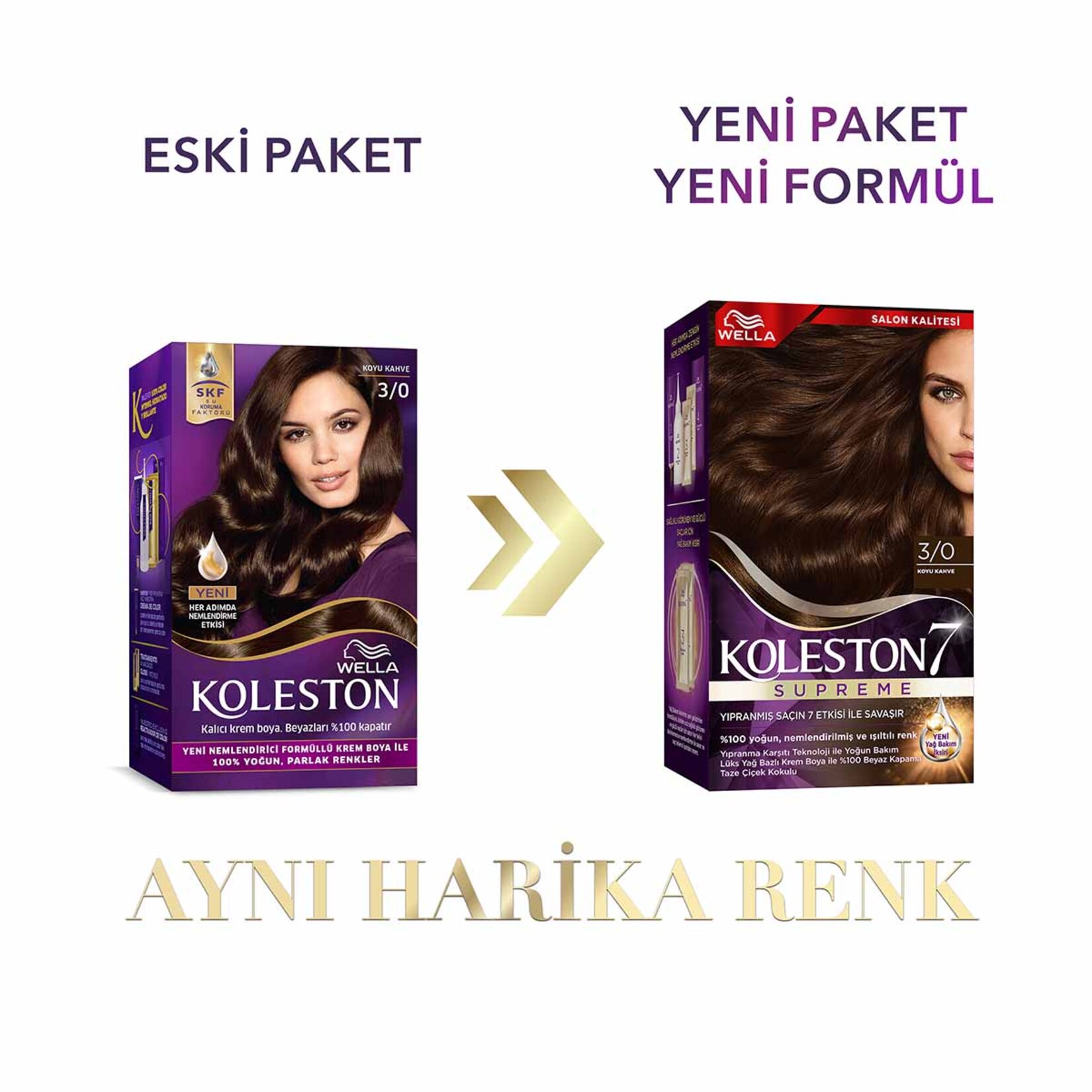Koleston Supreme Saç Boyası 3/0 Koyu Kahve 135 Ml - Görsel 3
