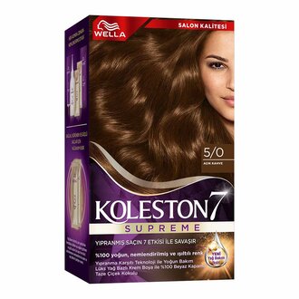 Koleston Supreme Saç Boyası 5/0 Açık Kahve 135 Ml